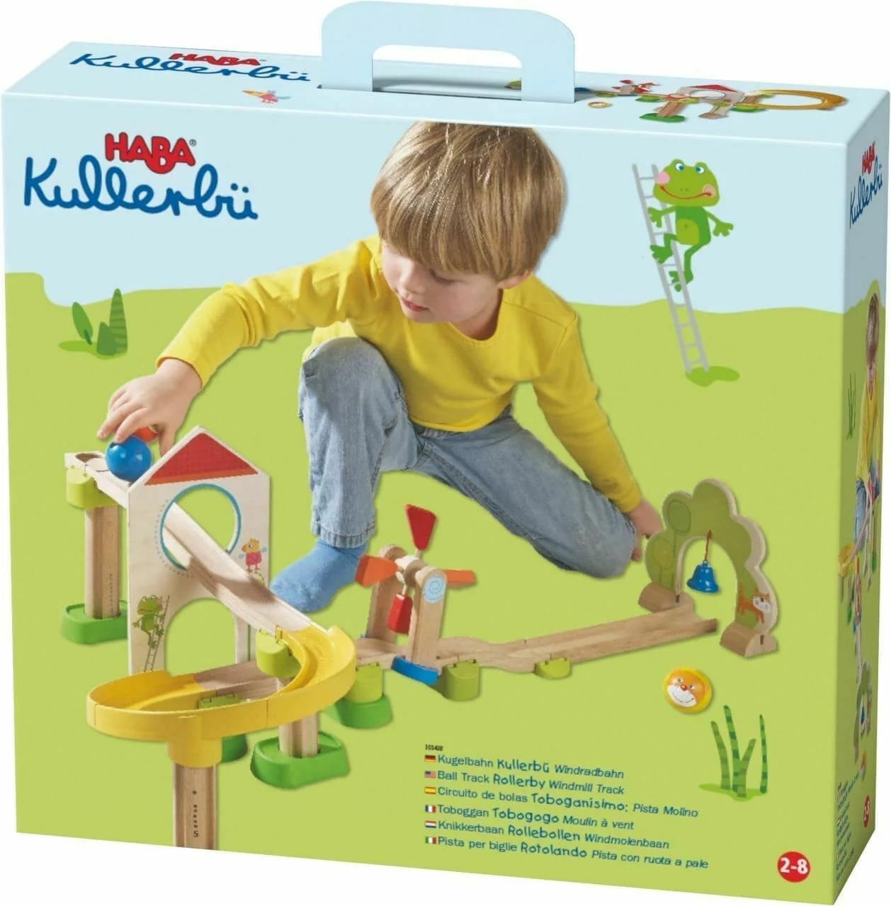 HABA Kullerbu Windmill 25 Piece Starter Track Set - Image 9