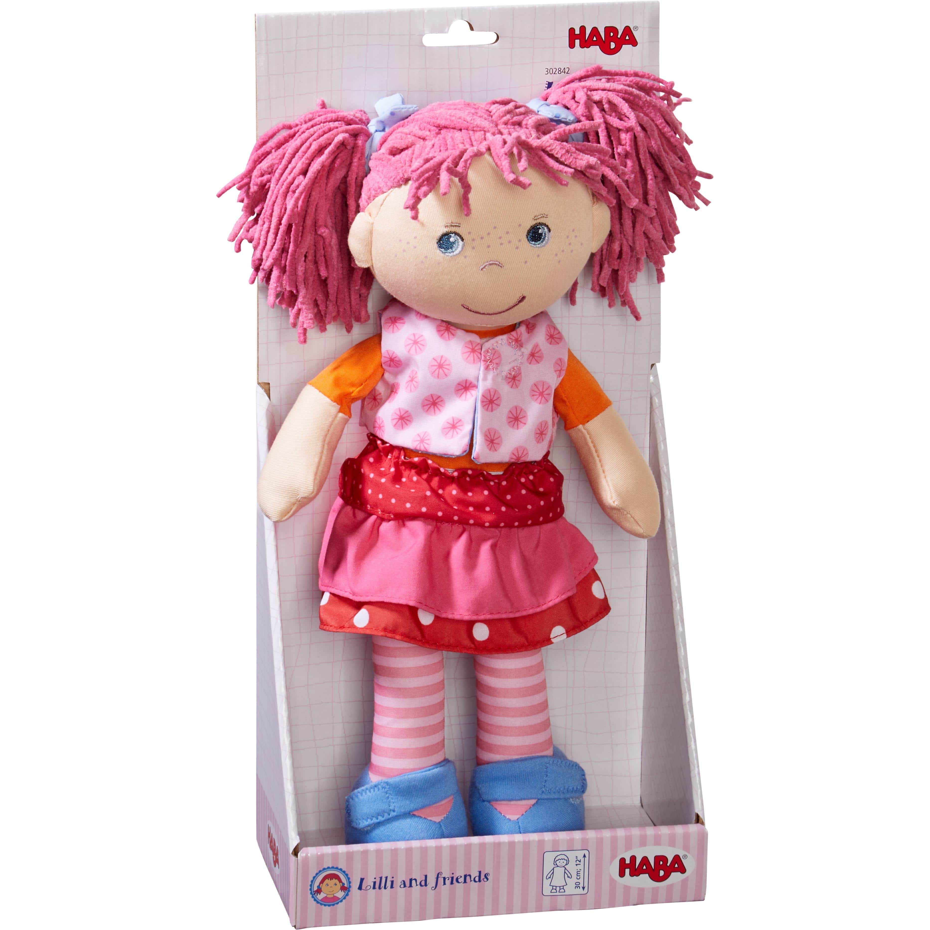 HABA Lilli-Lou 12" Soft Doll - Image 6