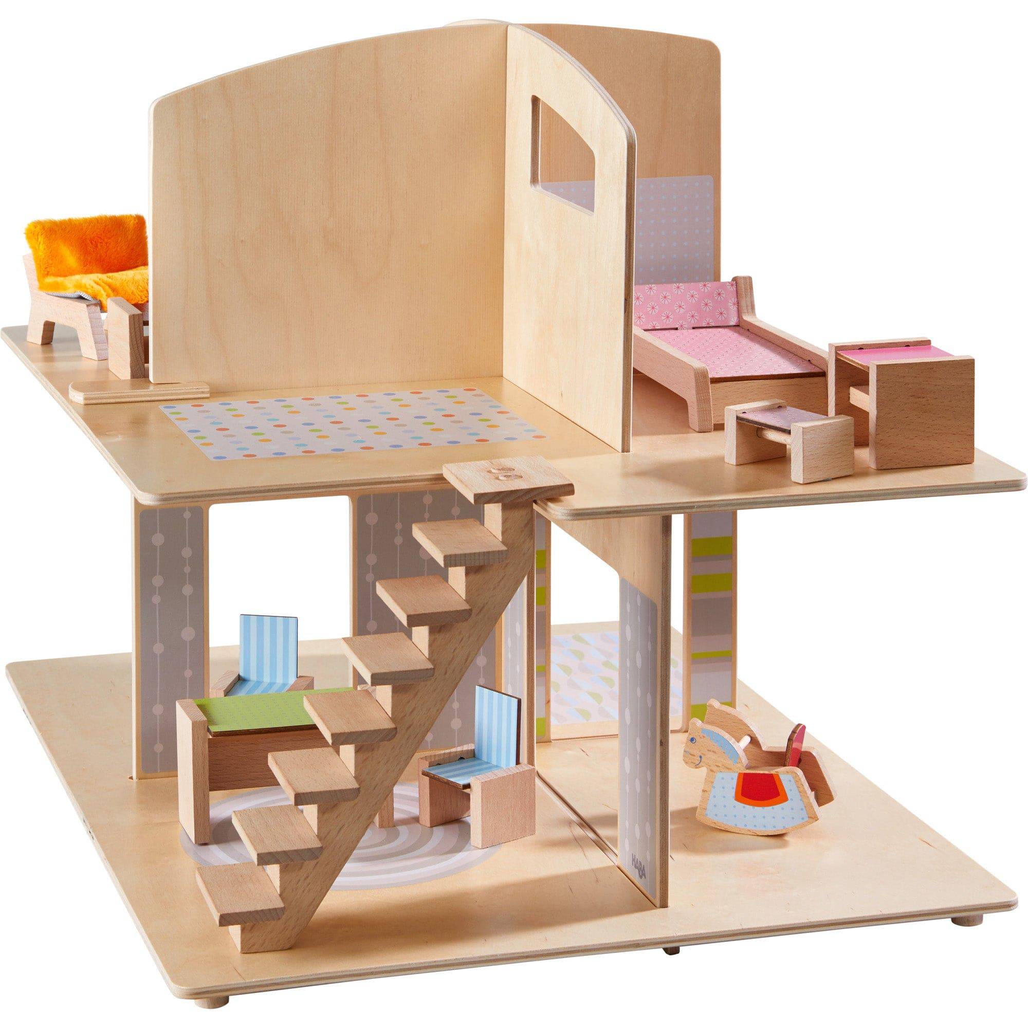HABA Little Friends Dollhouse Town Villa with Furniture - Image 4