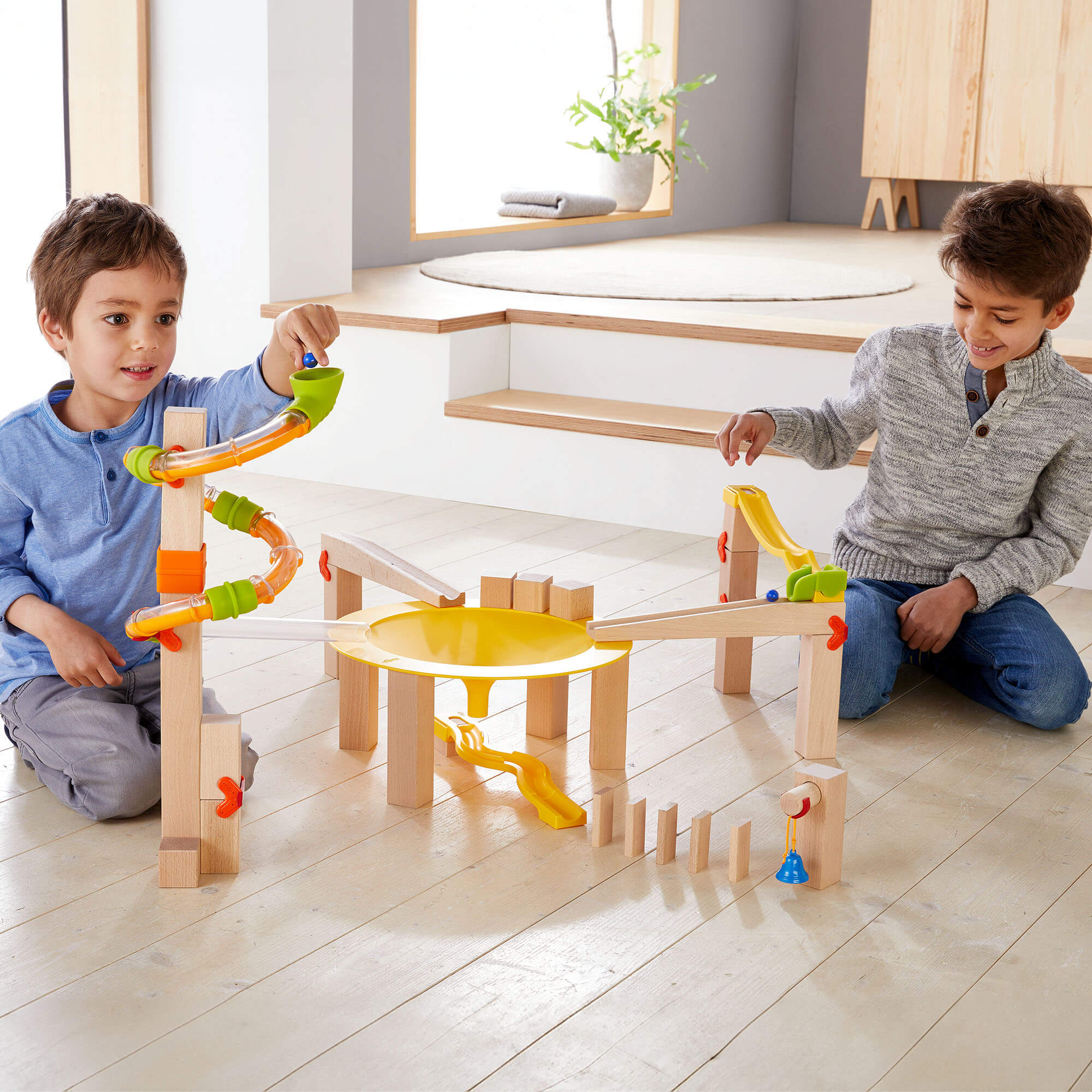 HABA Marble Run Funnel Jungle Starter Set - Image 2