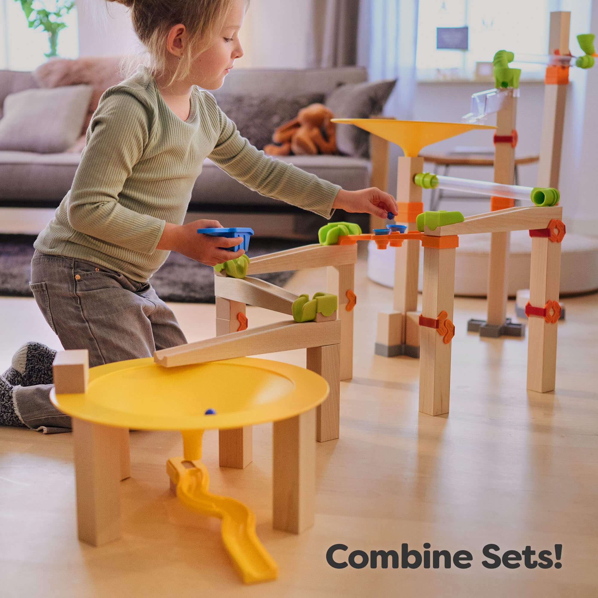 HABA Marble Run Funnel Jungle Starter Set - Image 8