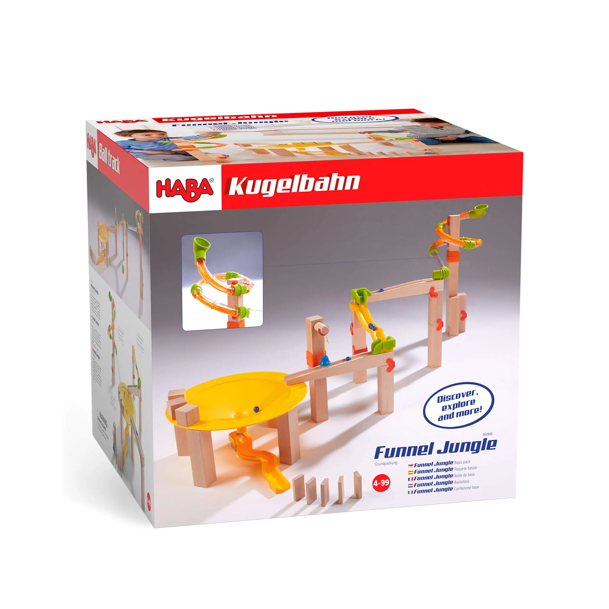 HABA Marble Run Funnel Jungle Starter Set - Image 9