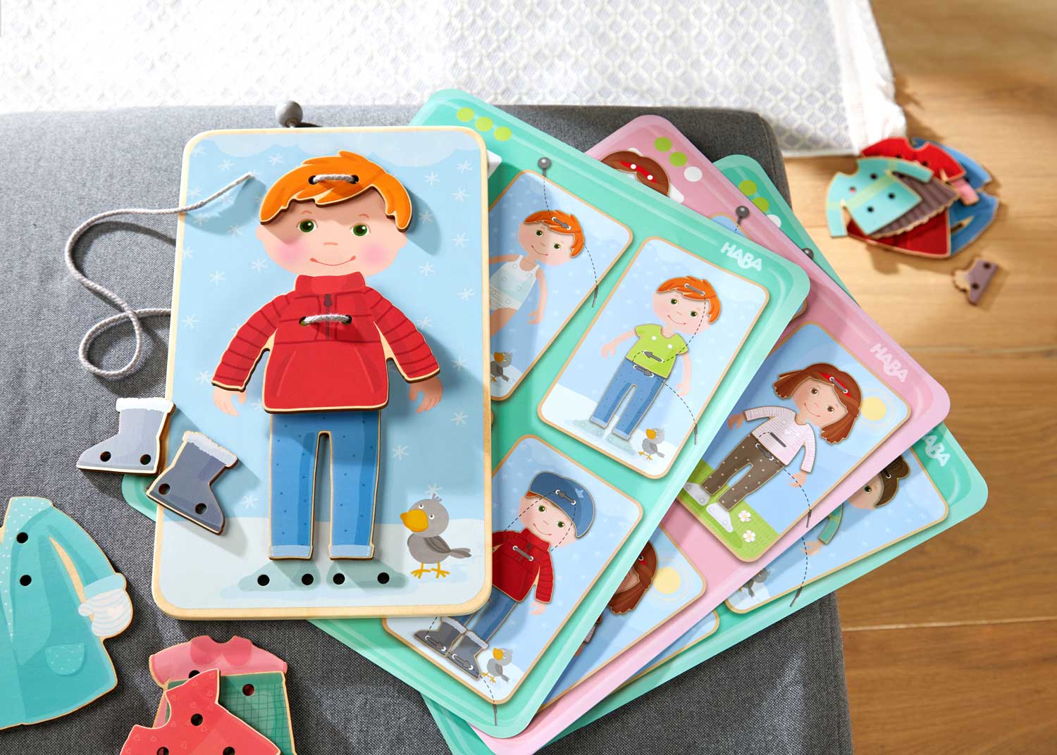 HABA My First Threading Game – Dress Up Fun - Image 5