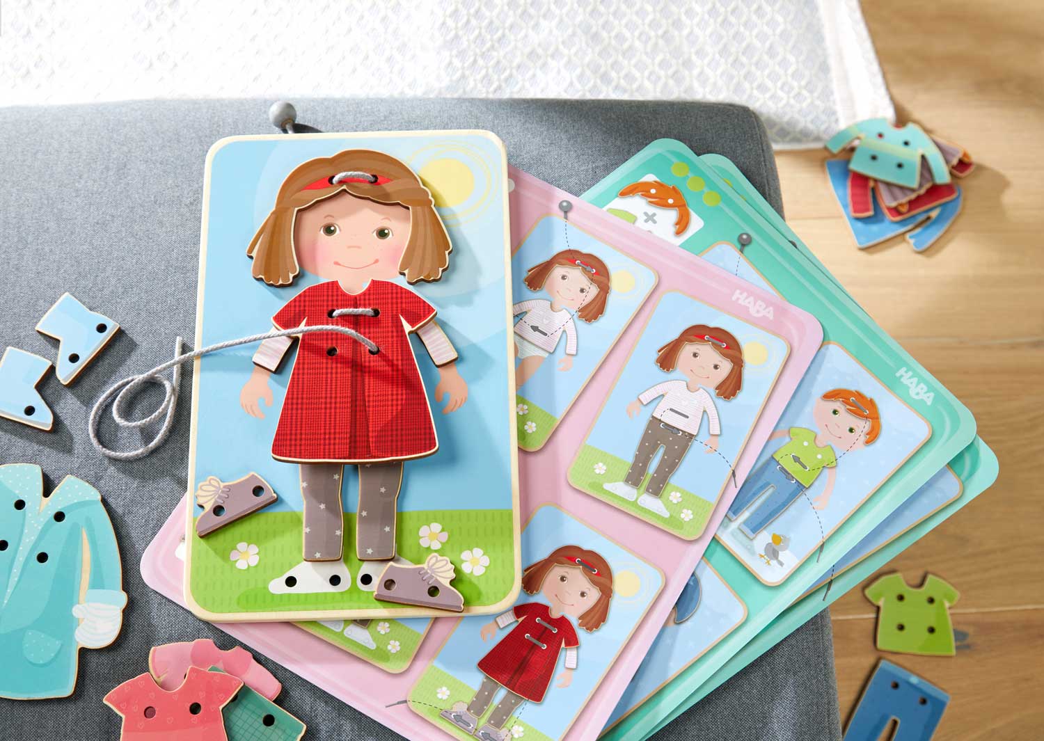 HABA My First Threading Game – Dress Up Fun - Image 6