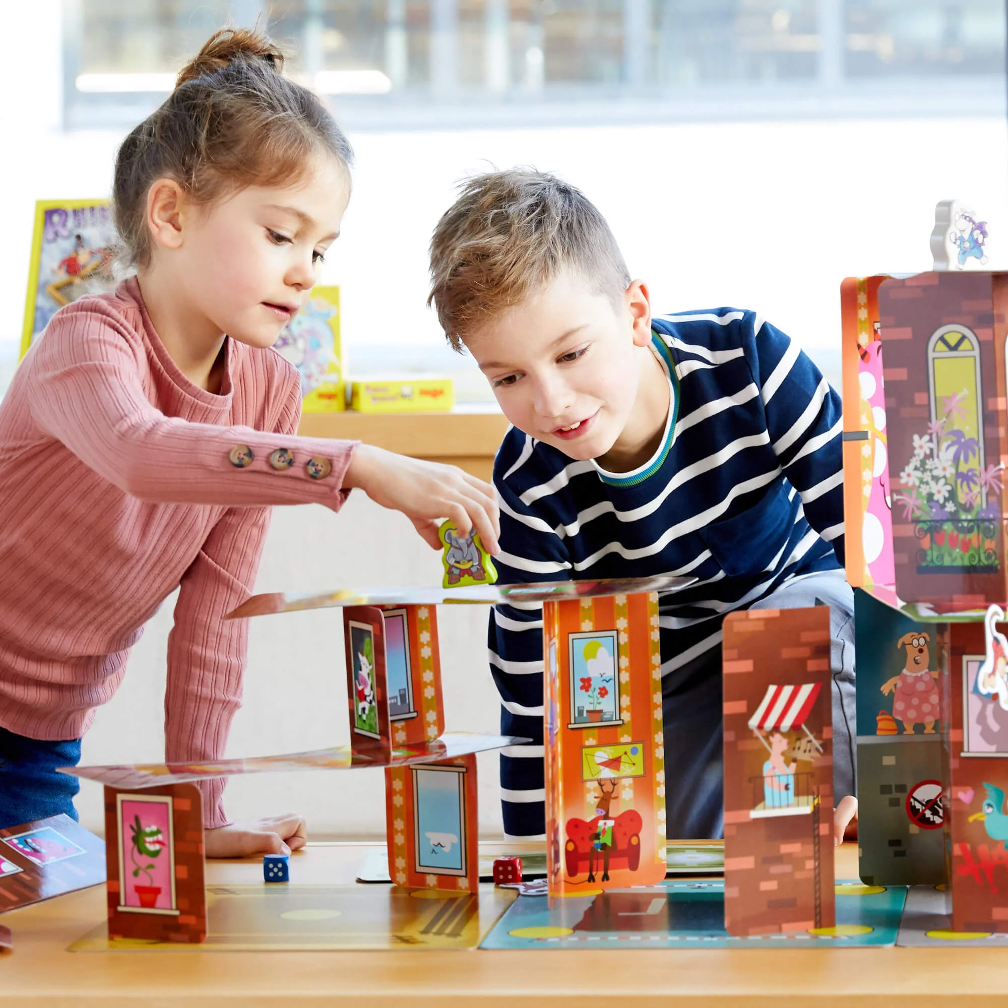 HABA Rhino Hero - Super Battle Stacking Game - Image 4