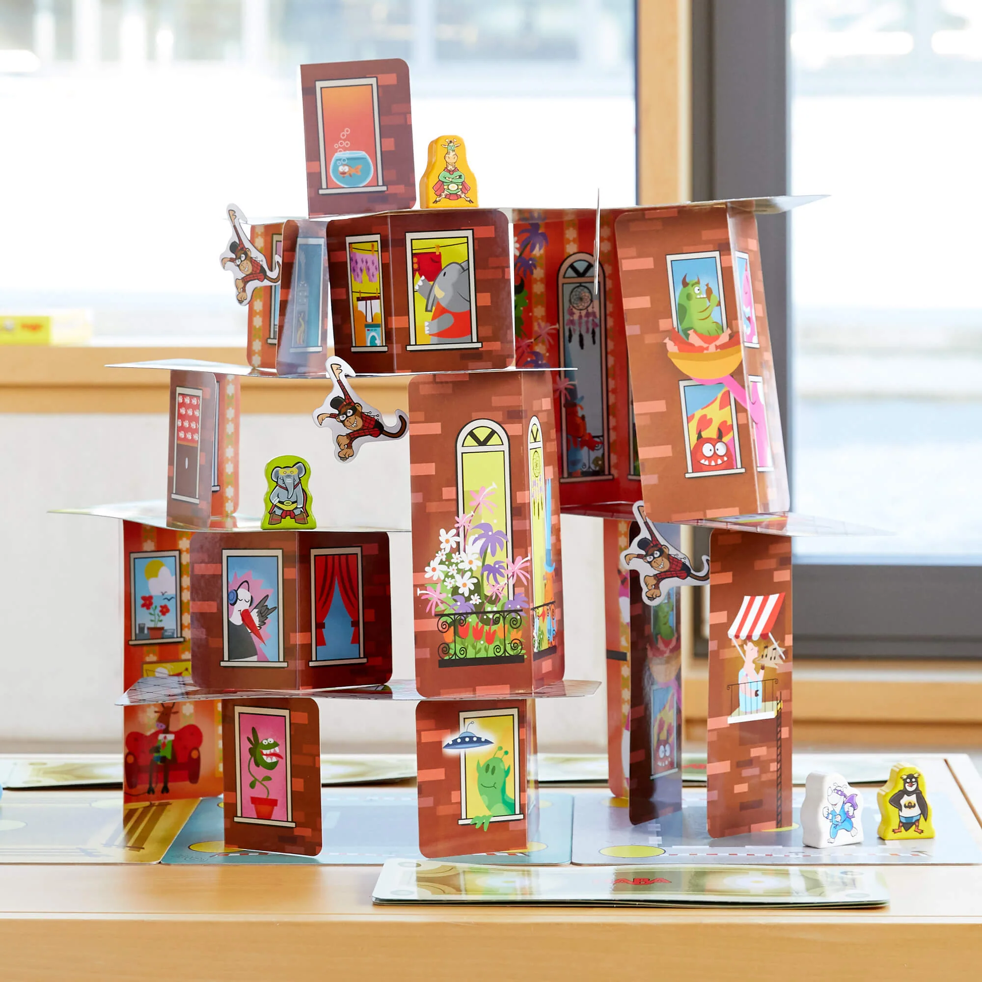 HABA Rhino Hero - Super Battle Stacking Game - Image 5