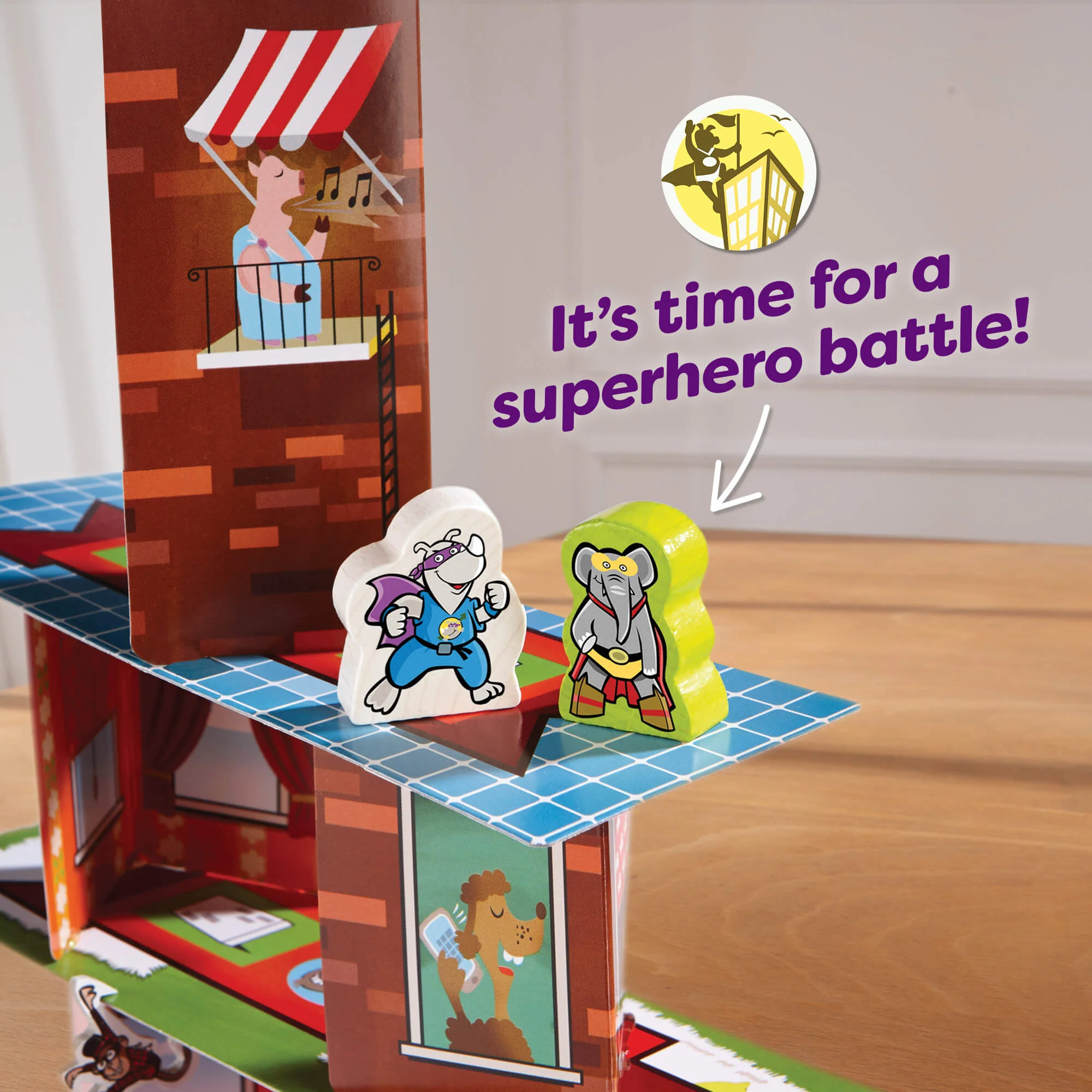 HABA Rhino Hero - Super Battle Stacking Game - Image 7