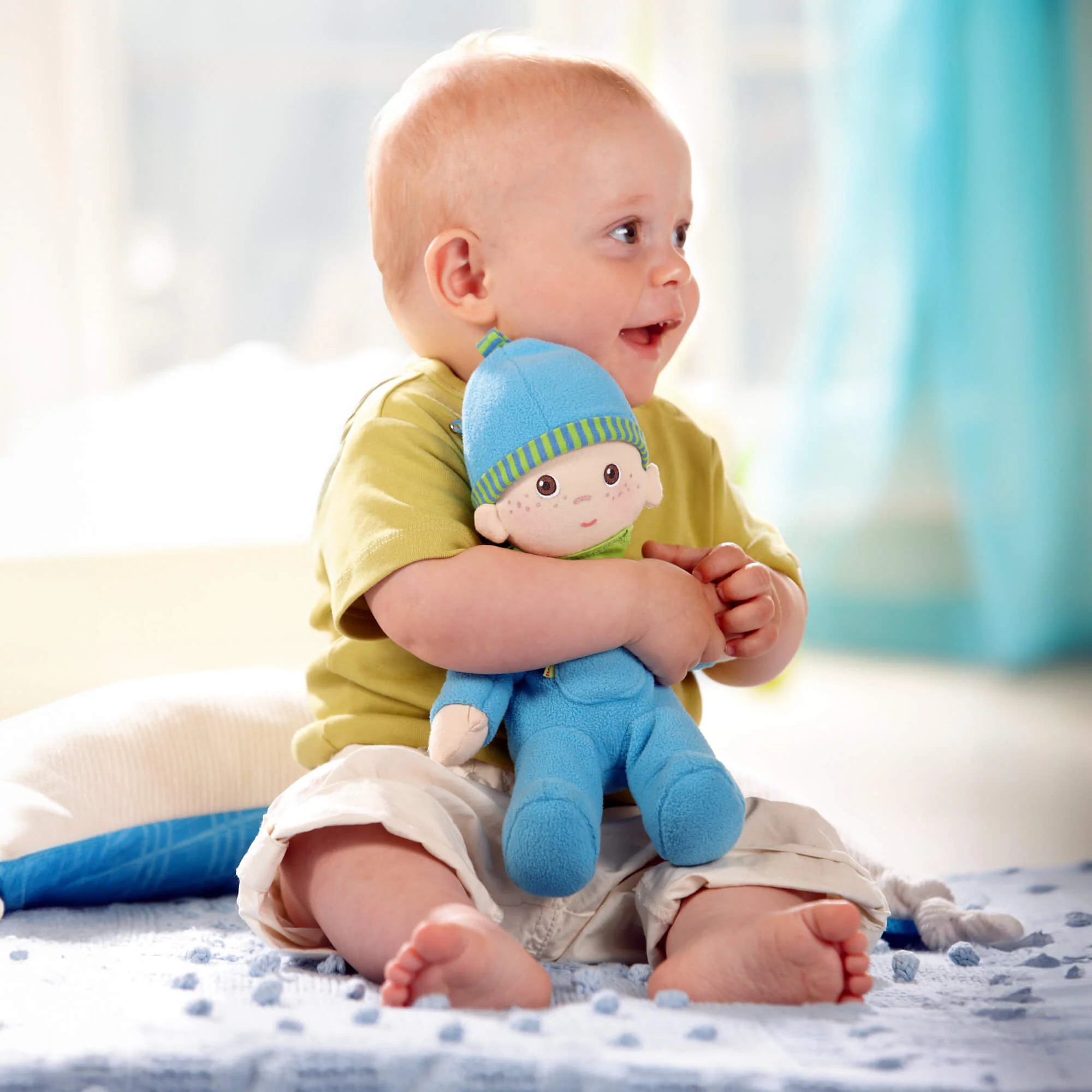 HABA Snug Up Doll Luis 8" First Doll - Image 3