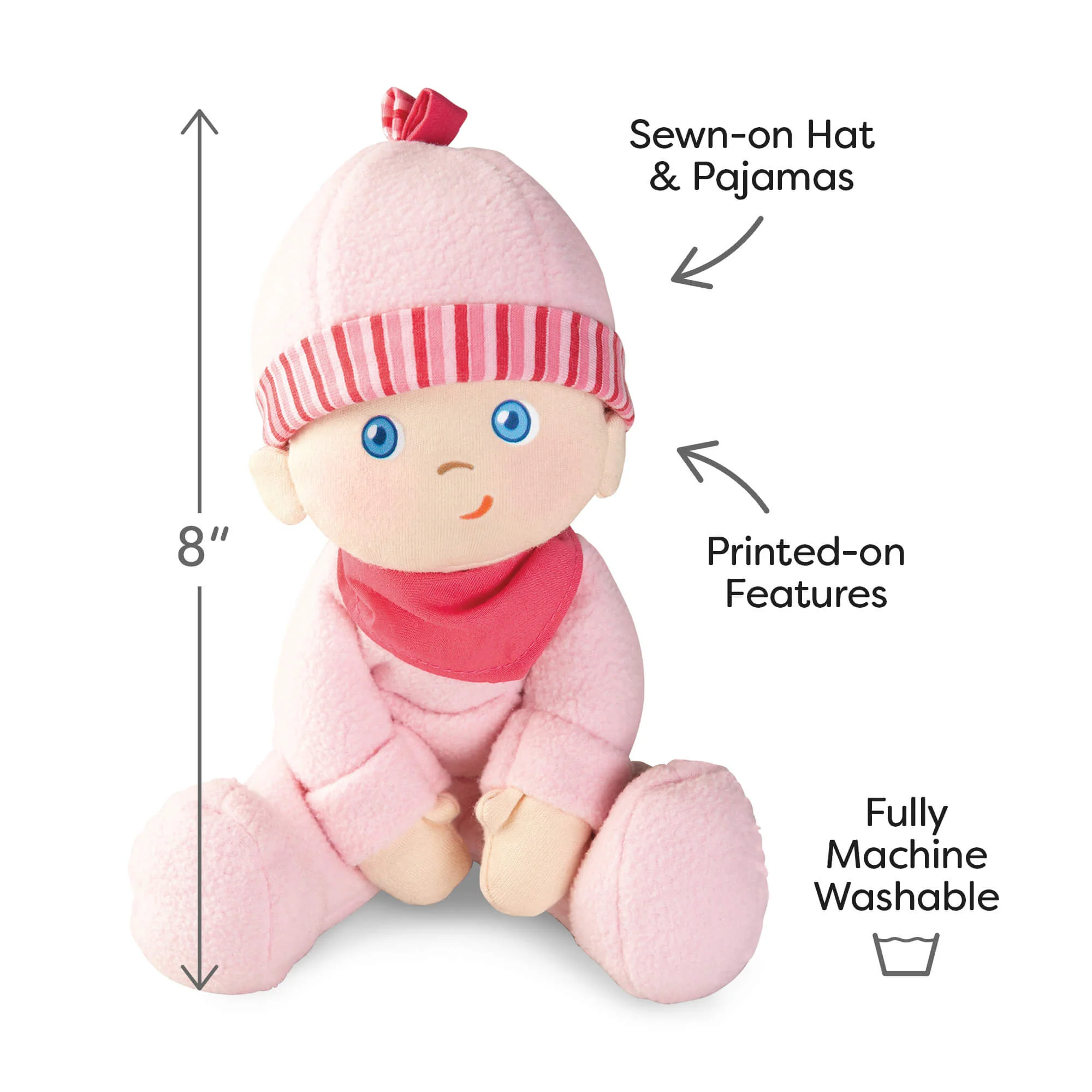 HABA Snug Up Doll Luisa 8" First Doll - Image 7