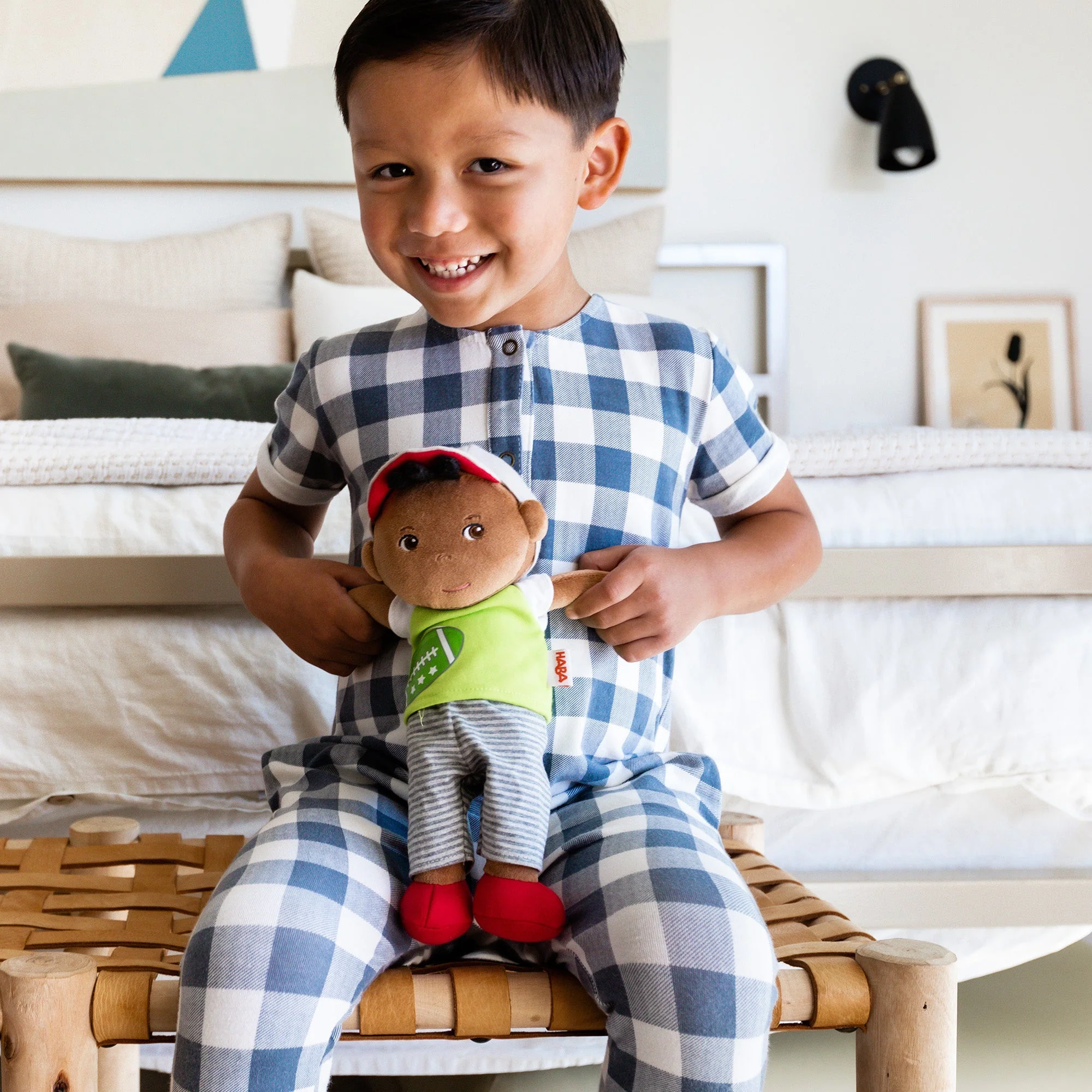 HABA Snug Up Soft Doll Mason - Image 2