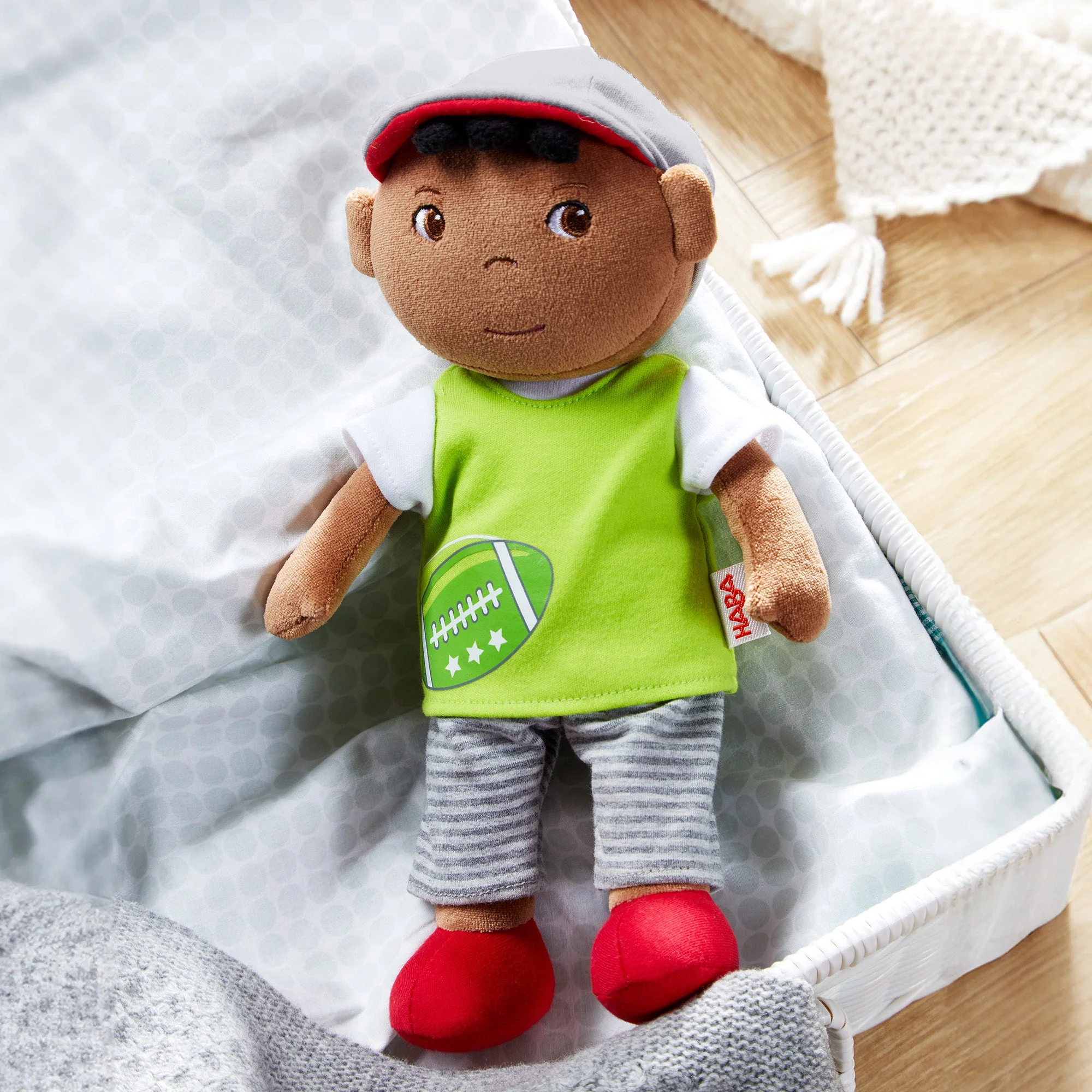 HABA Snug Up Soft Doll Mason - Image 3