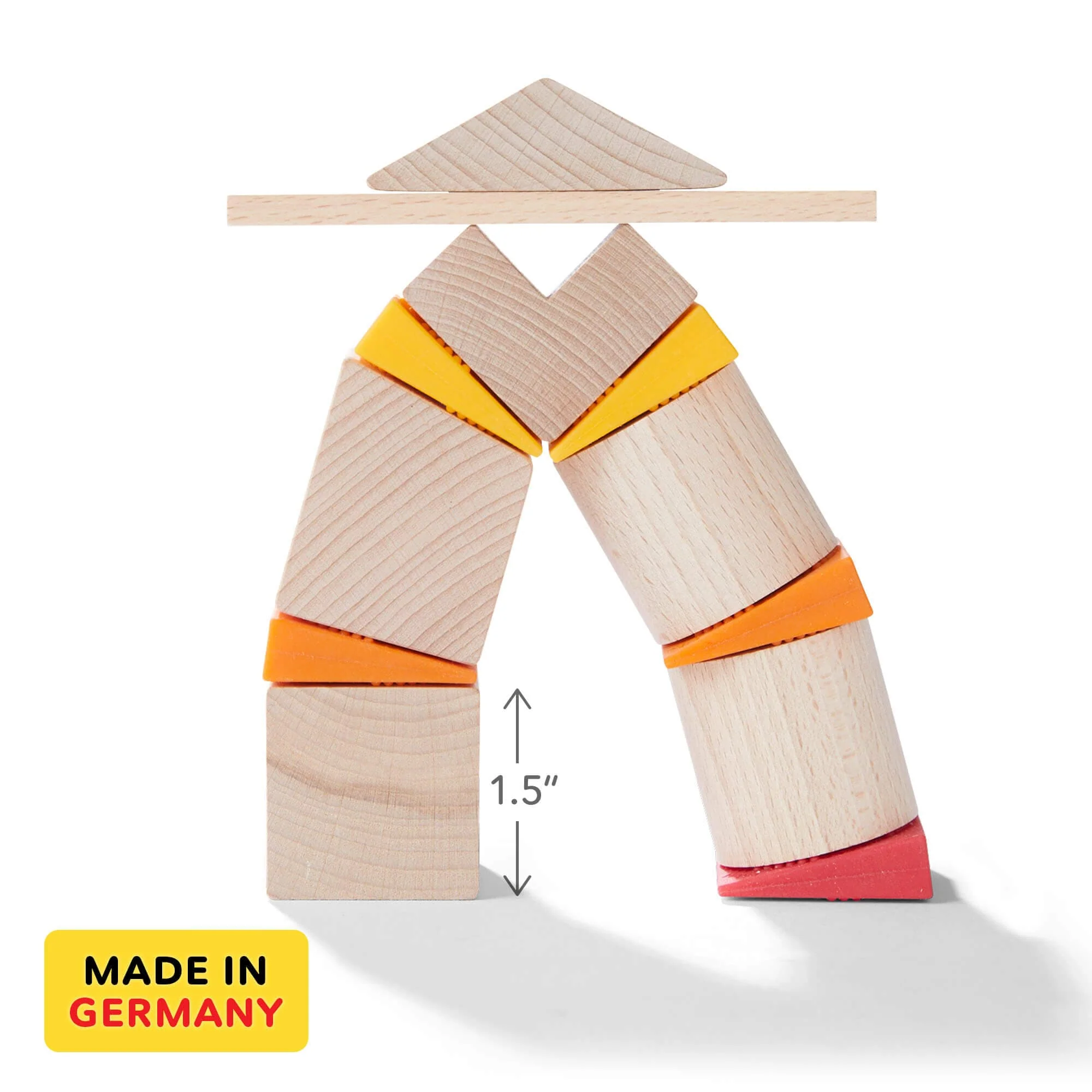 HABA Teetering Towers Wooden Blocks - Image 4