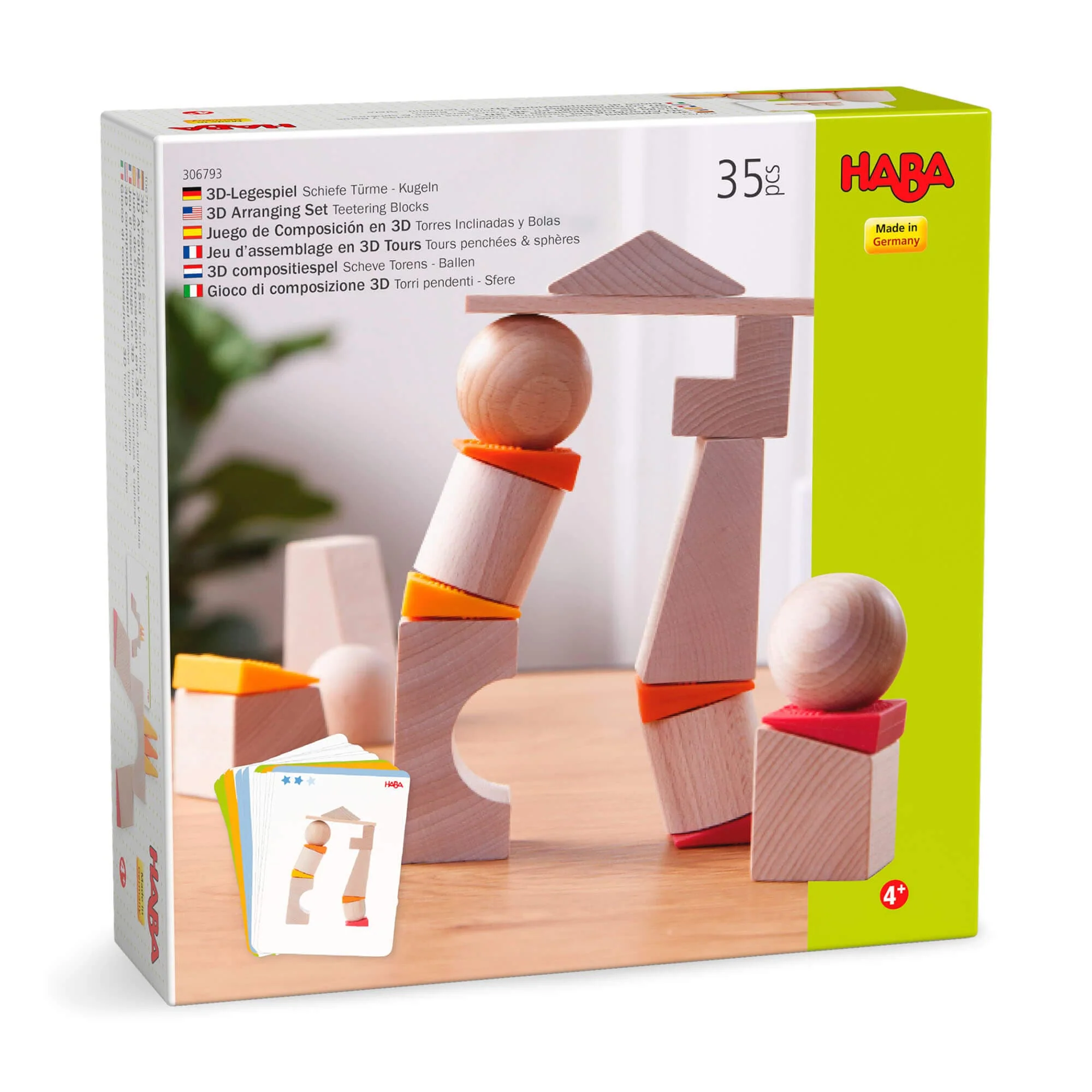 HABA Teetering Towers Wooden Blocks - Image 6