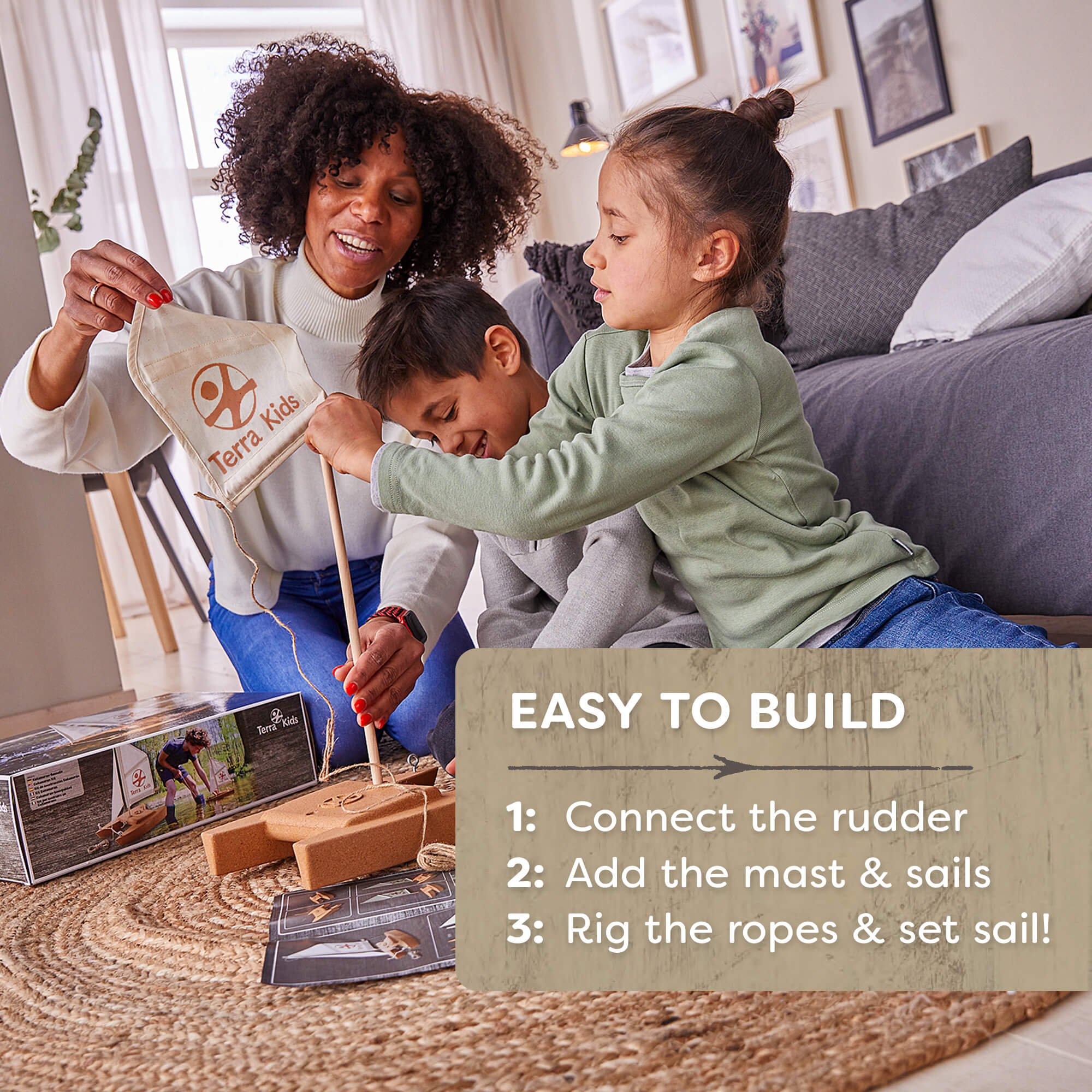 HABA Terra Kids Catamaran DIY Activity Kit - Image 6