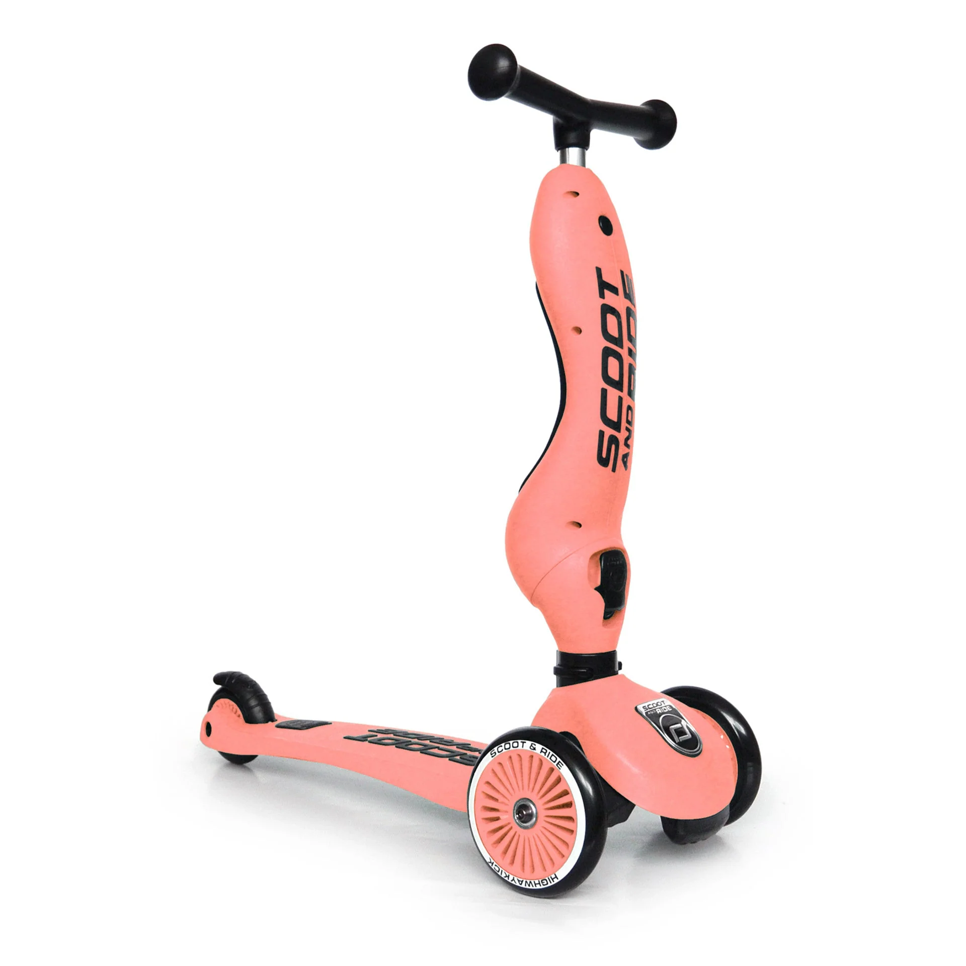 Scoot and Ride HighwayKick 1 Scooter and Ride On Toy Peach - Image 2