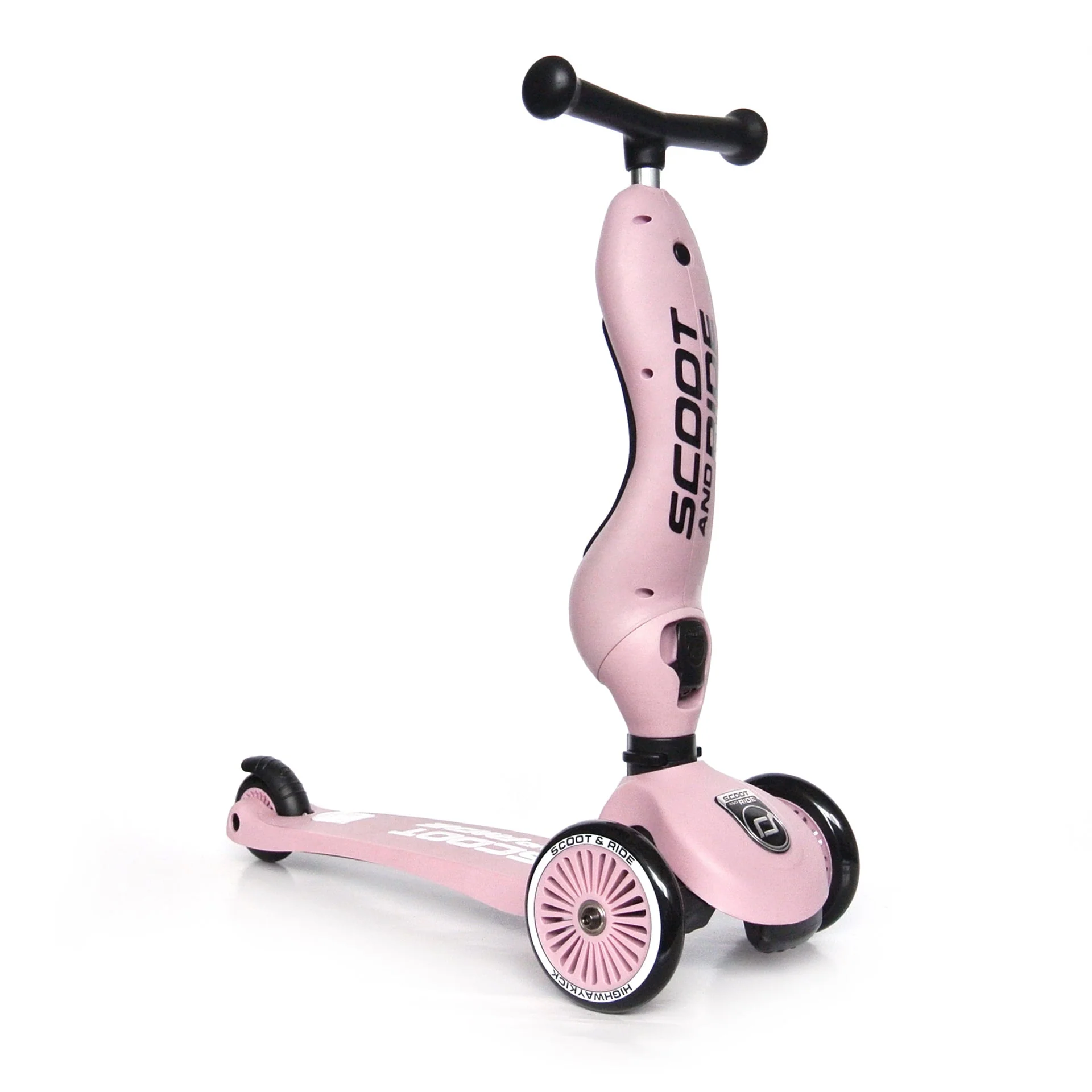 Scoot and Ride HighwayKick 1 Scooter and Ride On Toy Rose - Image 2