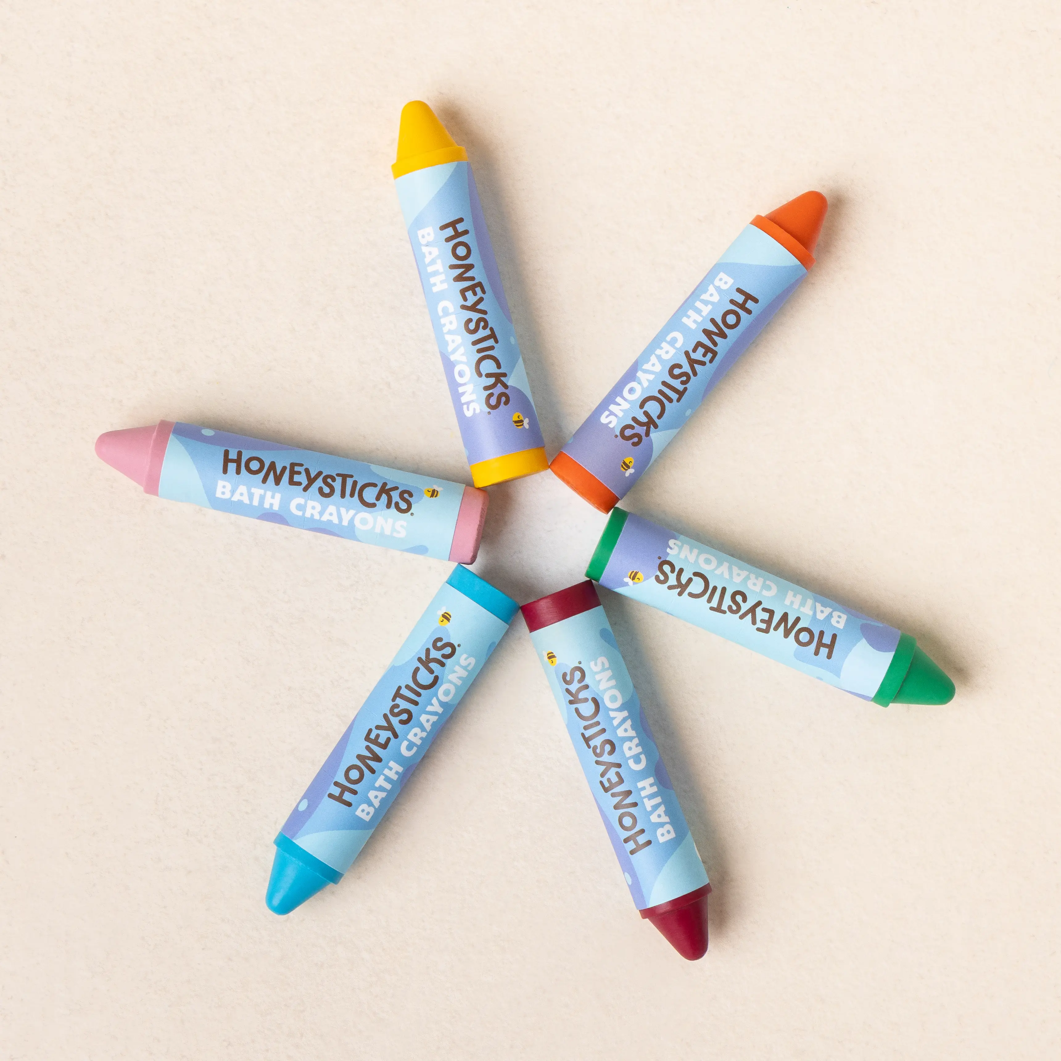 Honeysticks Bath Crayons Super Jumbos 6pk - Image 2