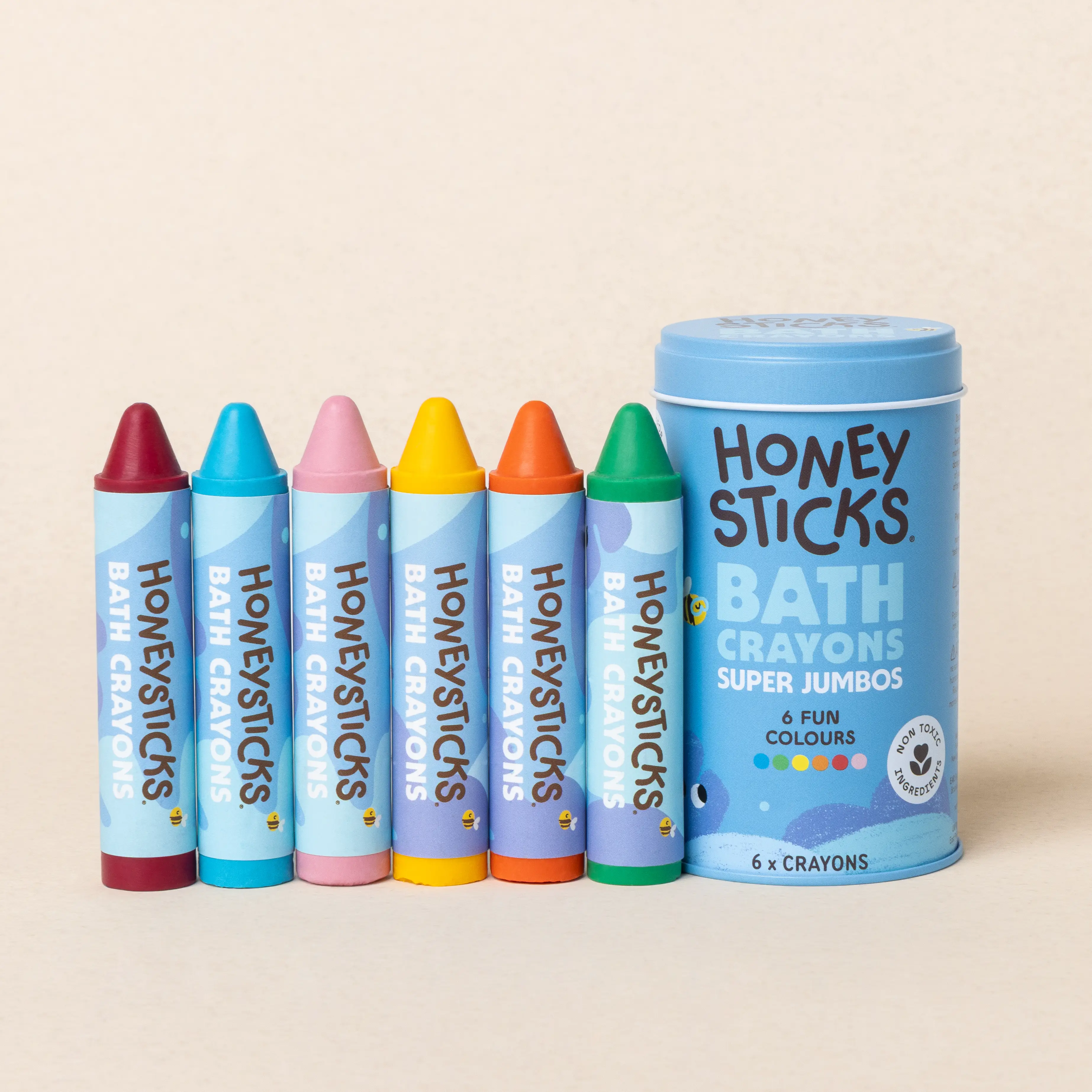 Honeysticks Bath Crayons Super Jumbos 6pk - Image 6
