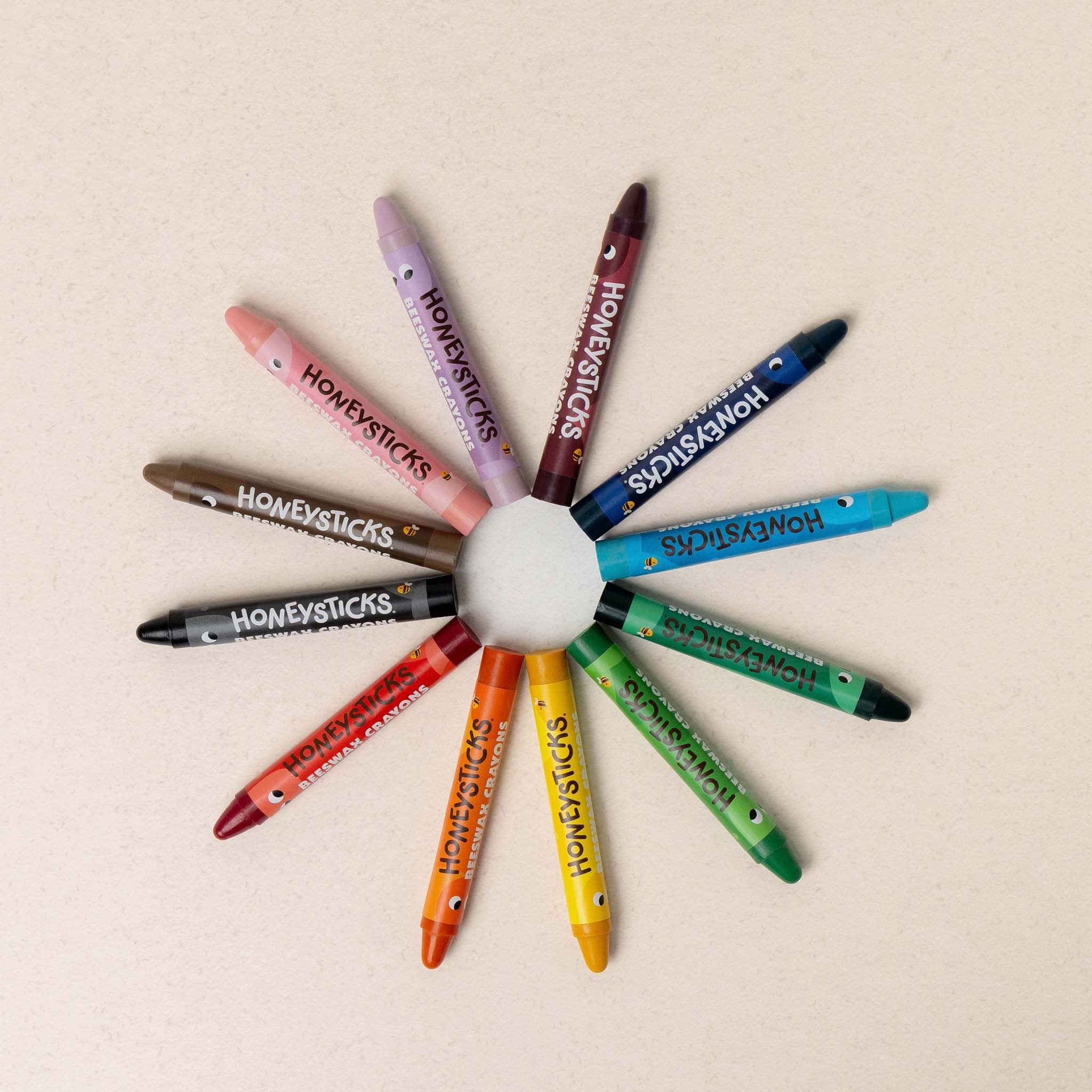 Honeysticks Beeswax Crayons Jumbos 12pk - Image 5