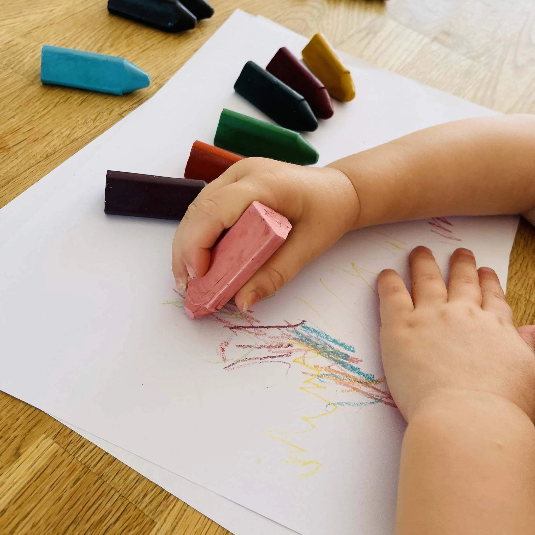 Honeysticks Beeswax Crayons Triangles 8pk - Image 2
