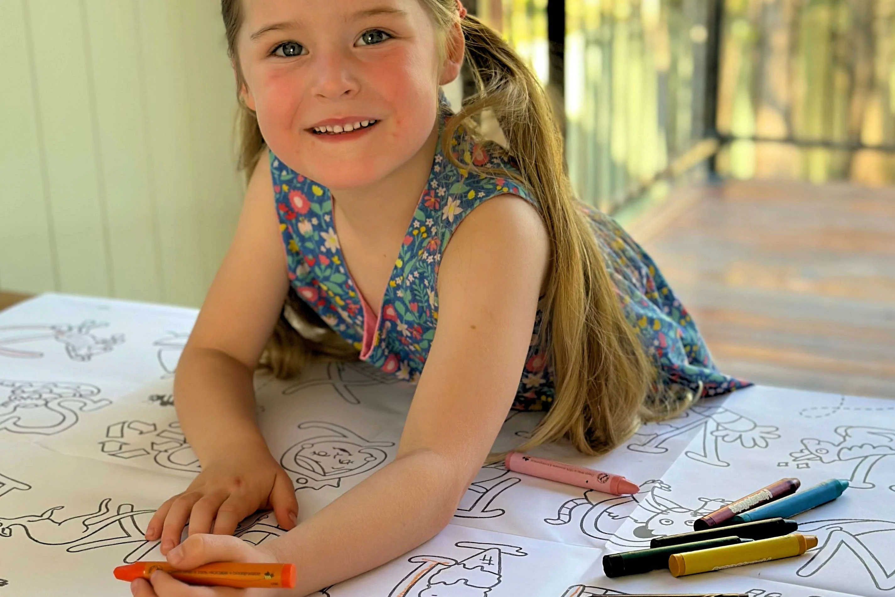 Honeysticks Jumbo Posters and Crayons Activity Set - Image 3