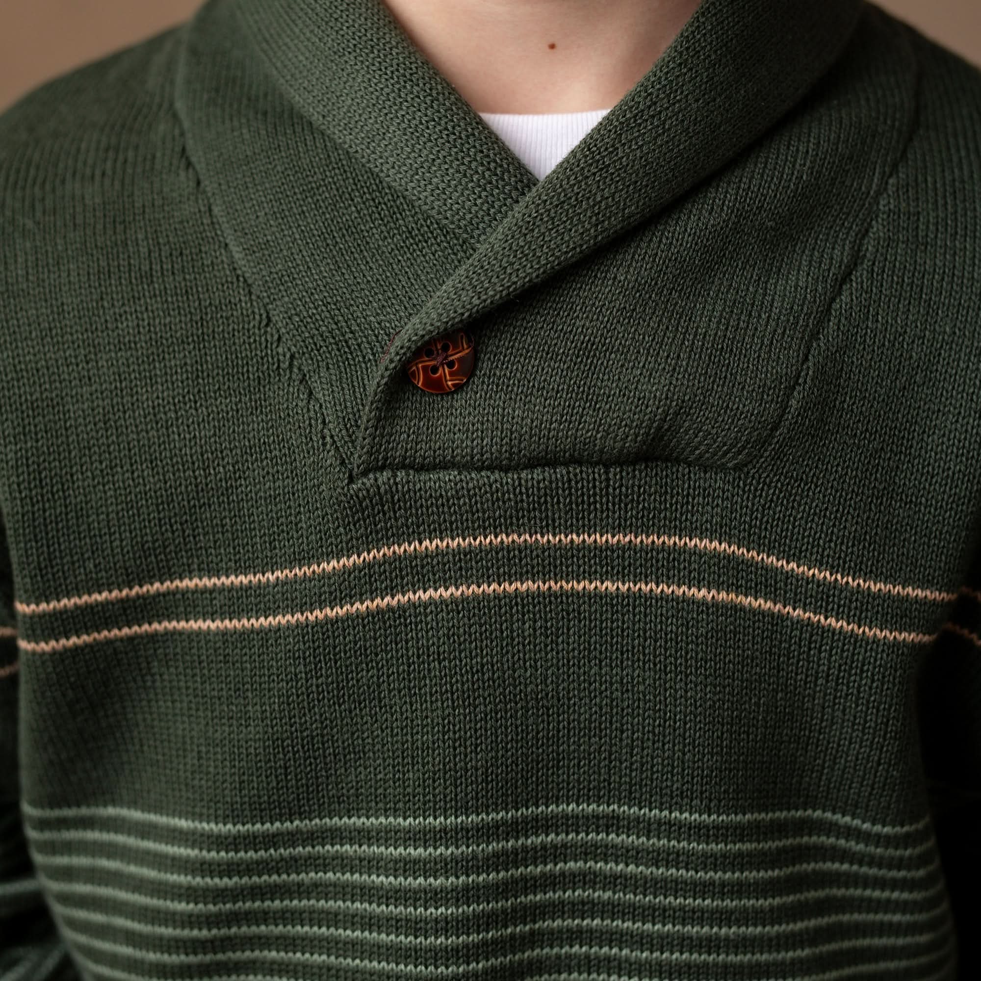 Hope & Henry Hope & Henry Organic Shawl Collar Sweater - Image 3