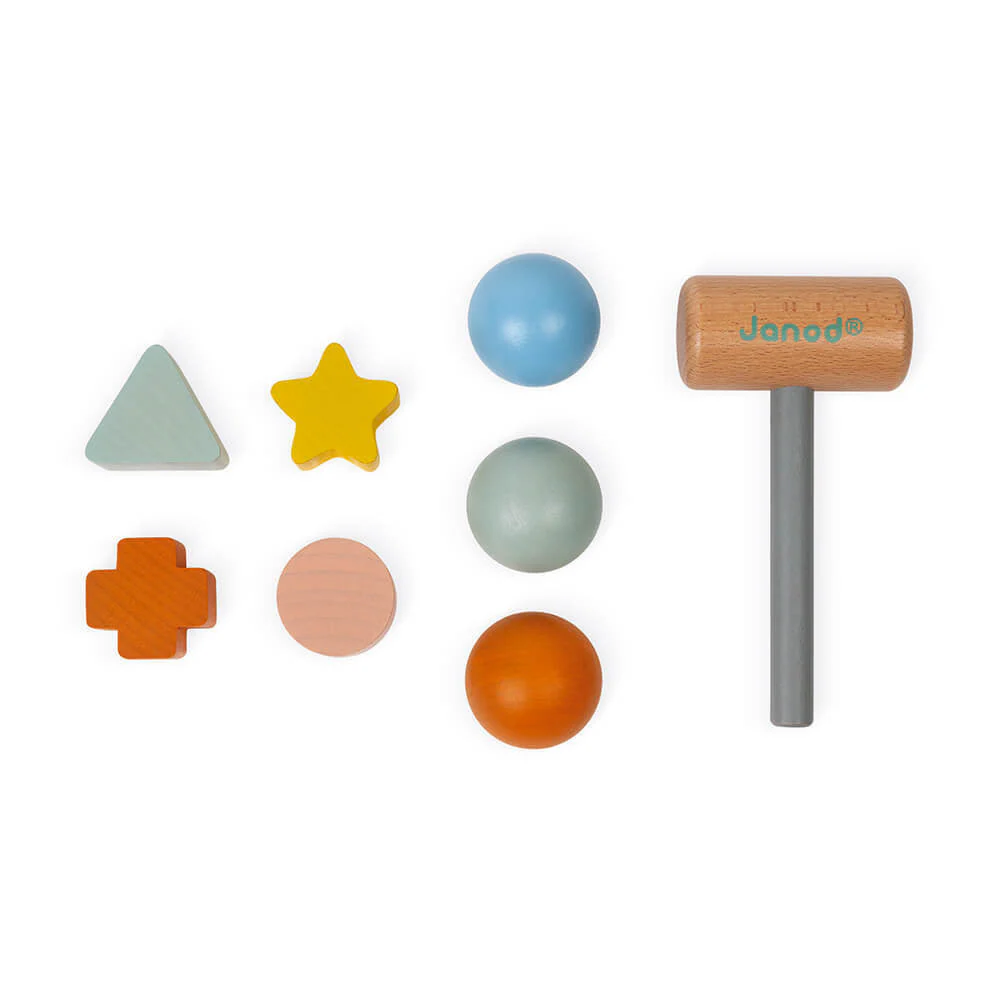 Janod Tap Tap Shape Sorter - Image 6