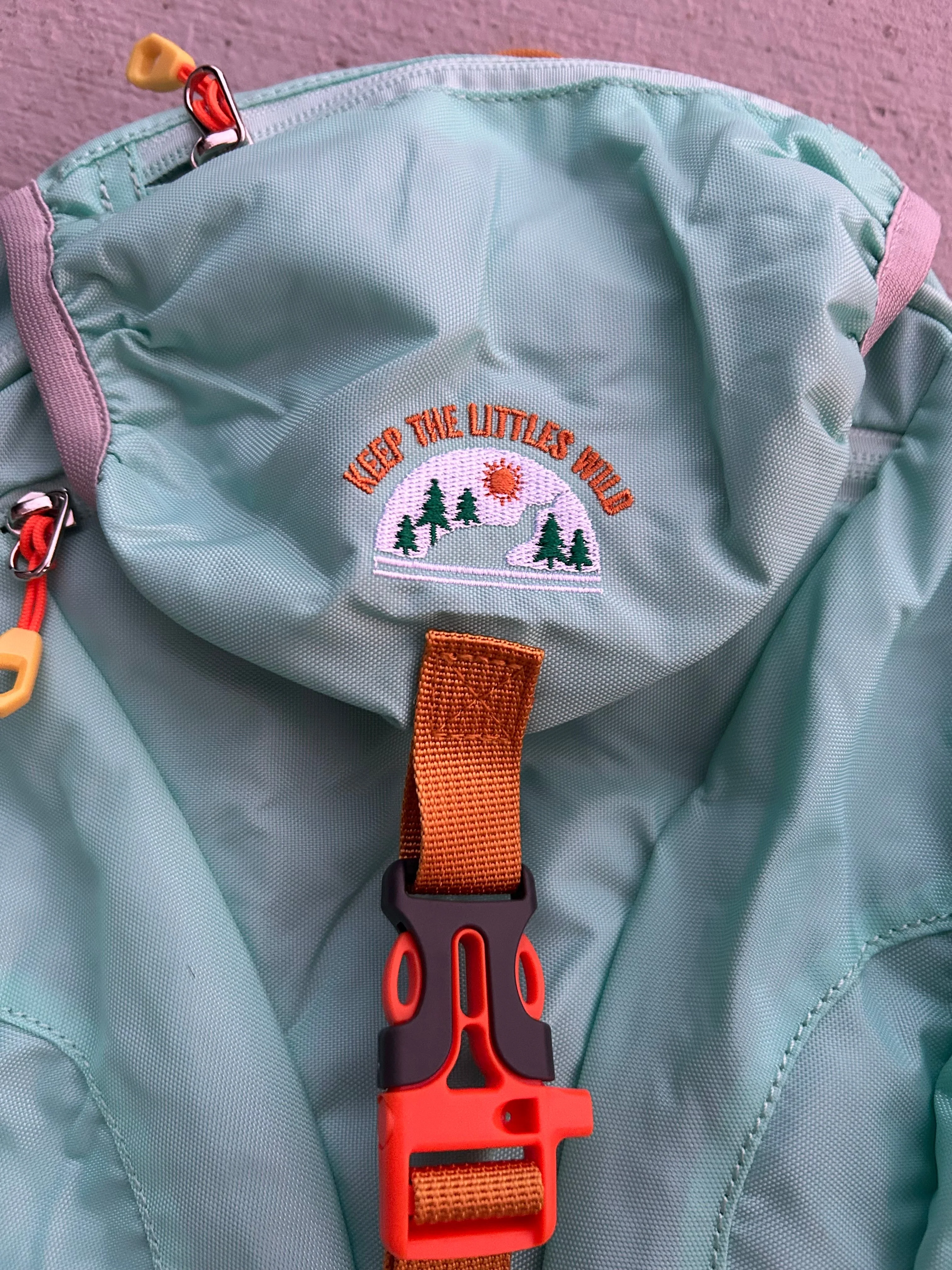 Keep the Littles Wild Kid’s (Ages 2 to 7) light blue Hiking Pack - Water Bladder System Compatible for Young Hikers - Image 4