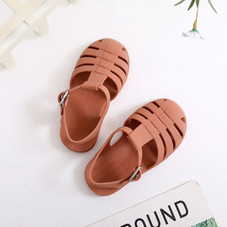 Ozznek Shoes  Kids Jelly Sandals – Waterproof, Wide Toe | Roman Style - Image 13