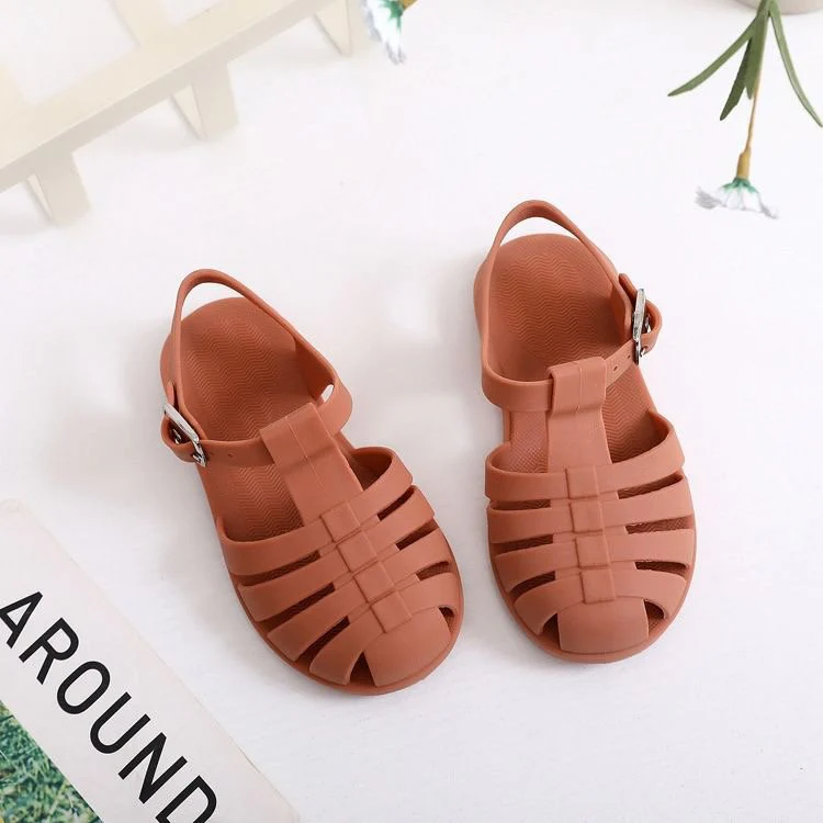 Ozznek Shoes  Kids Jelly Sandals – Waterproof, Wide Toe | Roman Style - Image 14