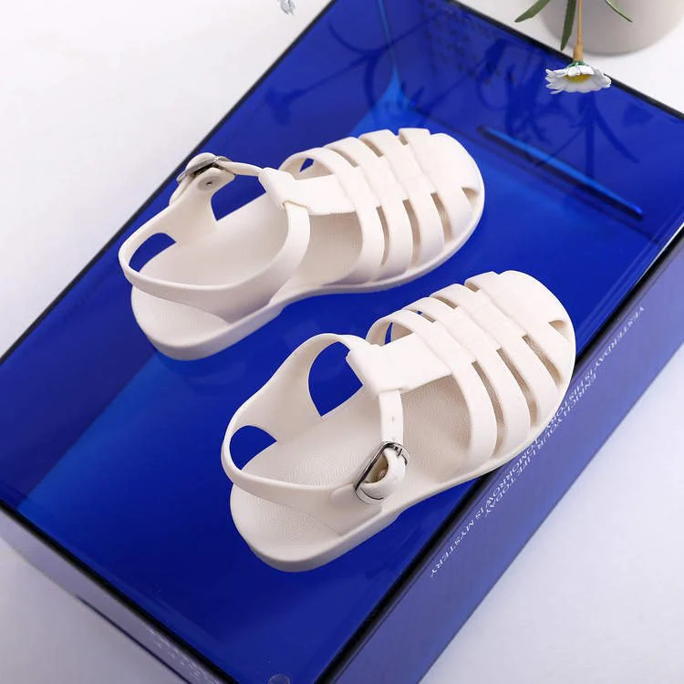Ozznek Shoes  Kids Jelly Sandals – Waterproof, Wide Toe | Roman Style - Image 15