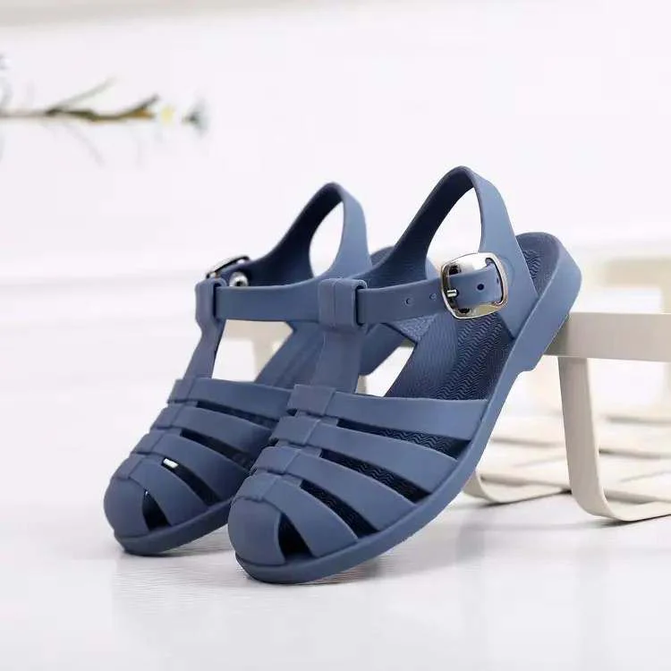 Ozznek Shoes  Kids Jelly Sandals – Waterproof, Wide Toe | Roman Style - Image 6