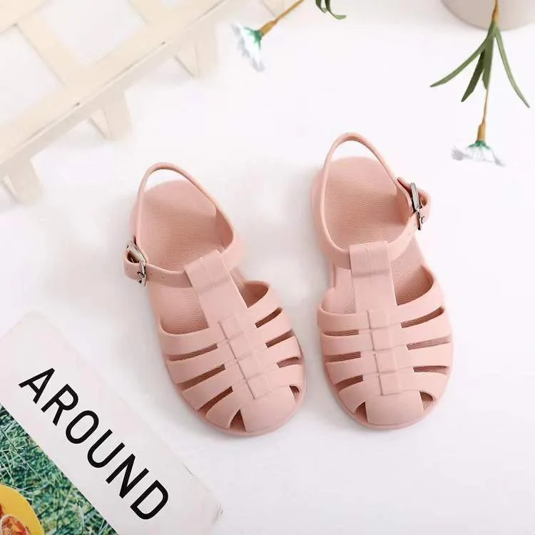 Ozznek Shoes  Kids Jelly Sandals – Waterproof, Wide Toe | Roman Style - Image 9