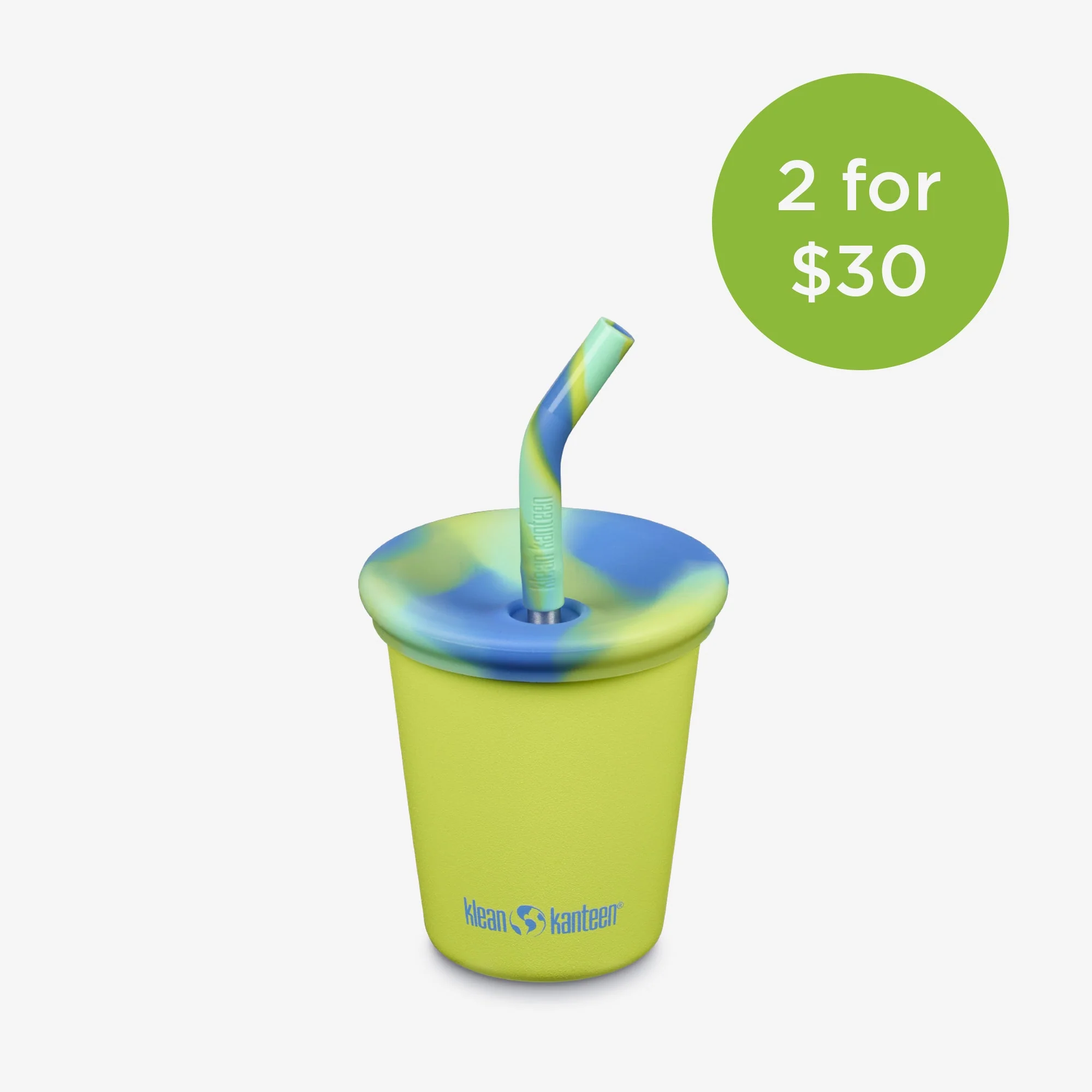 Klean Kanteen 10oz Kid's Cup with Straw Lid - Image 4