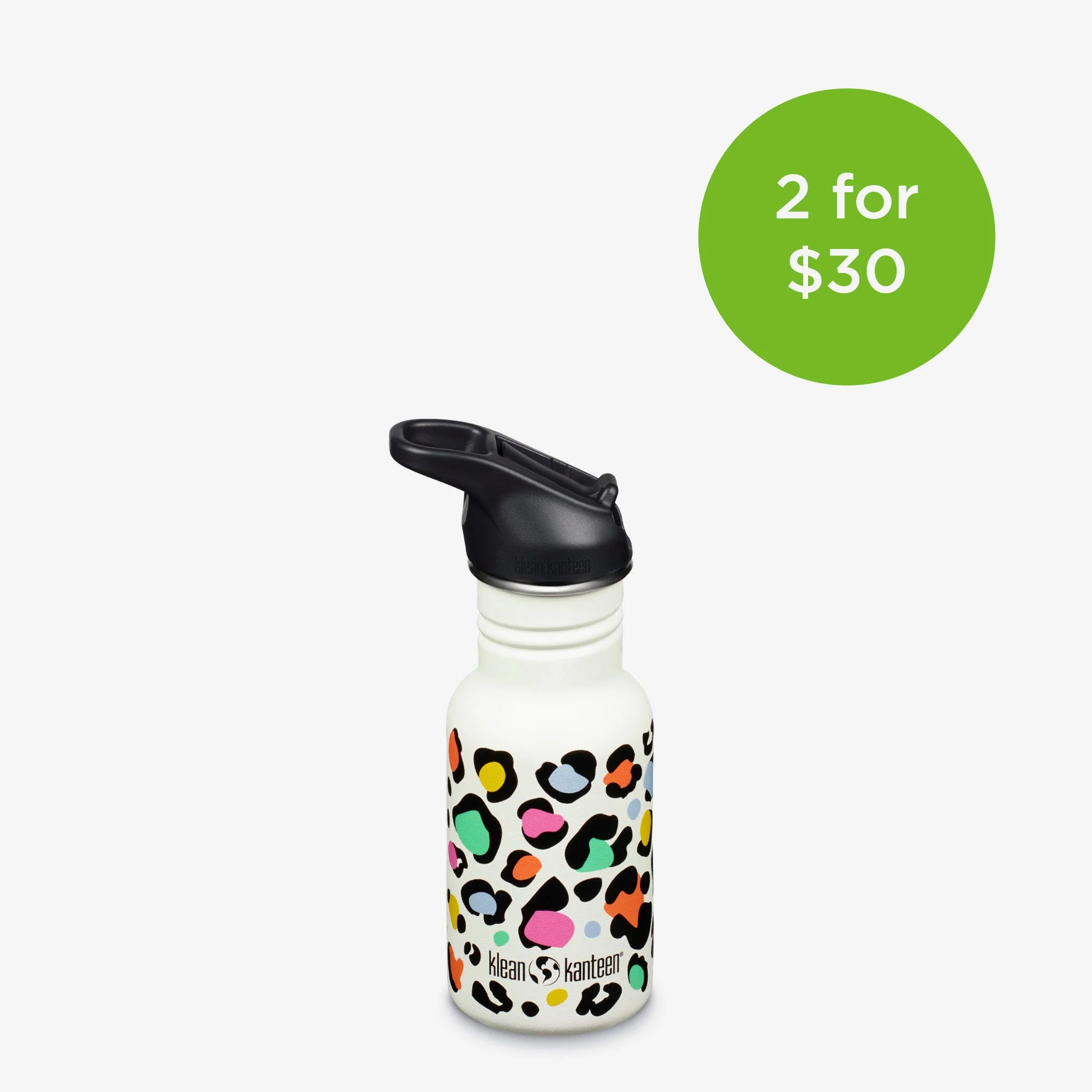 Klean Kanteen 12oz Kid's Classic with Flip Seal Sport Cap - Image 12