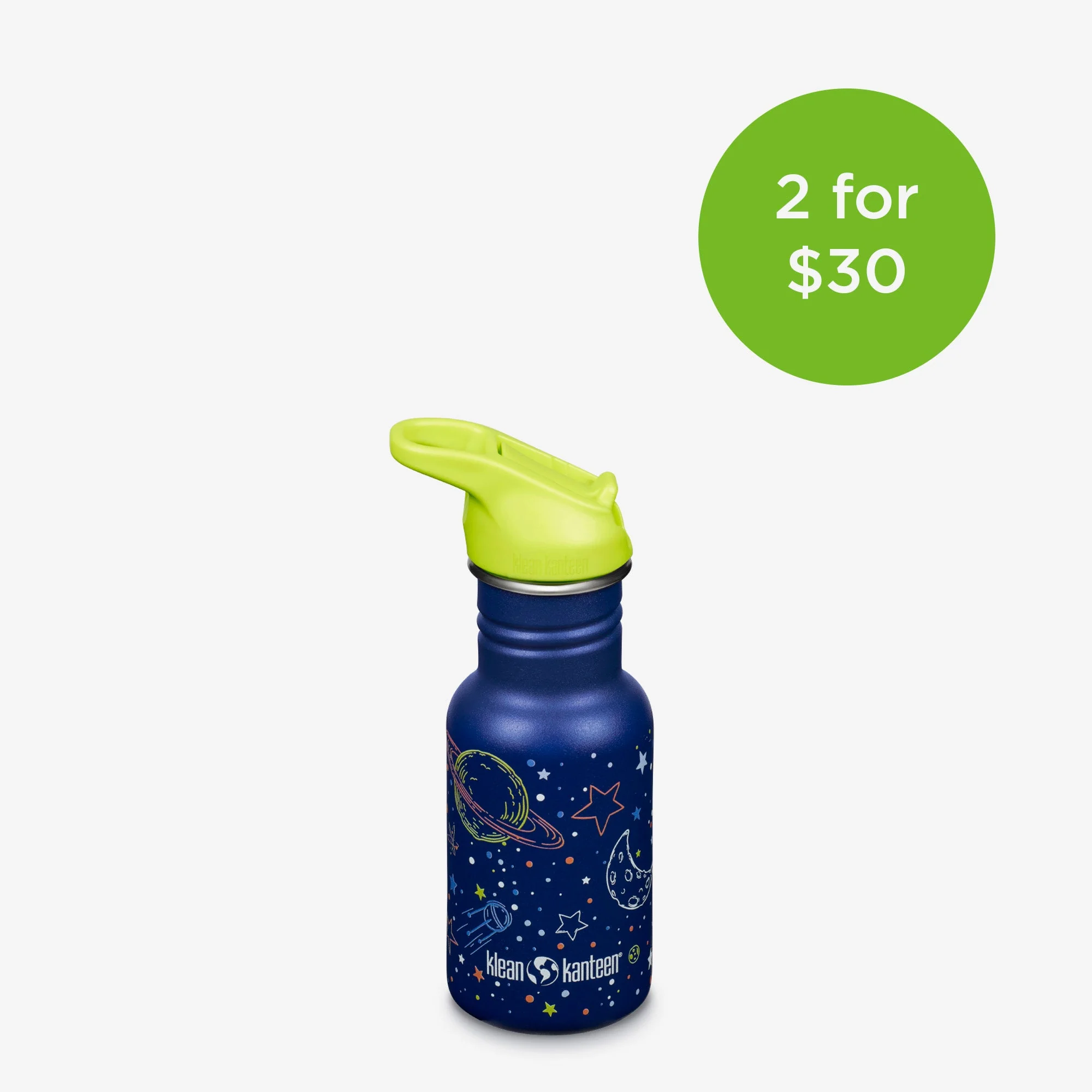 Klean Kanteen 12oz Kid's Classic with Flip Seal Sport Cap - Image 14