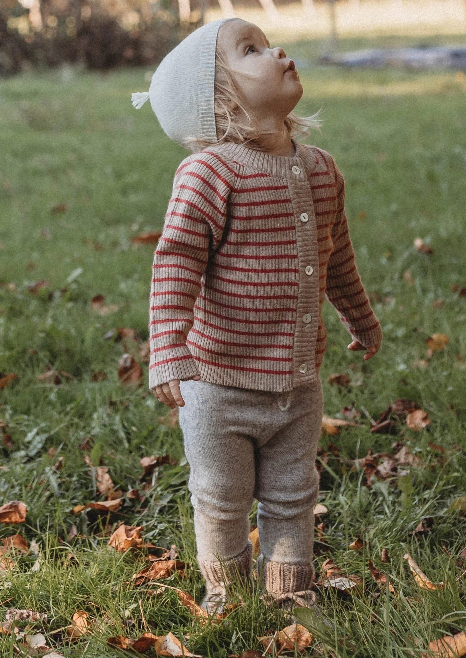 La Petit Lapin Cashmere Booties | Gray - Image 3
