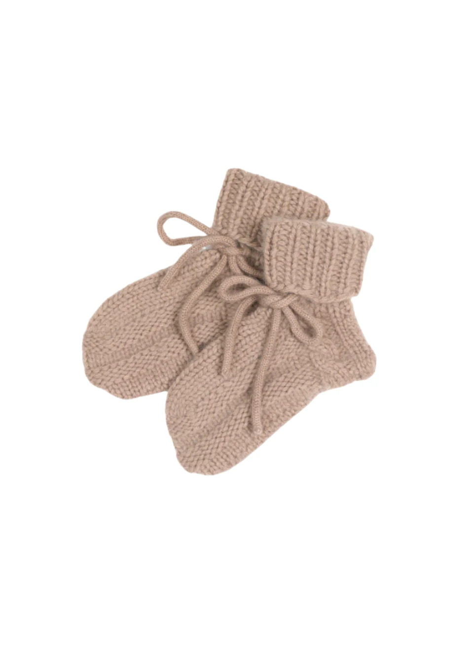 La Petit Lapin Cashmere Booties | Hazelnut - Image 2