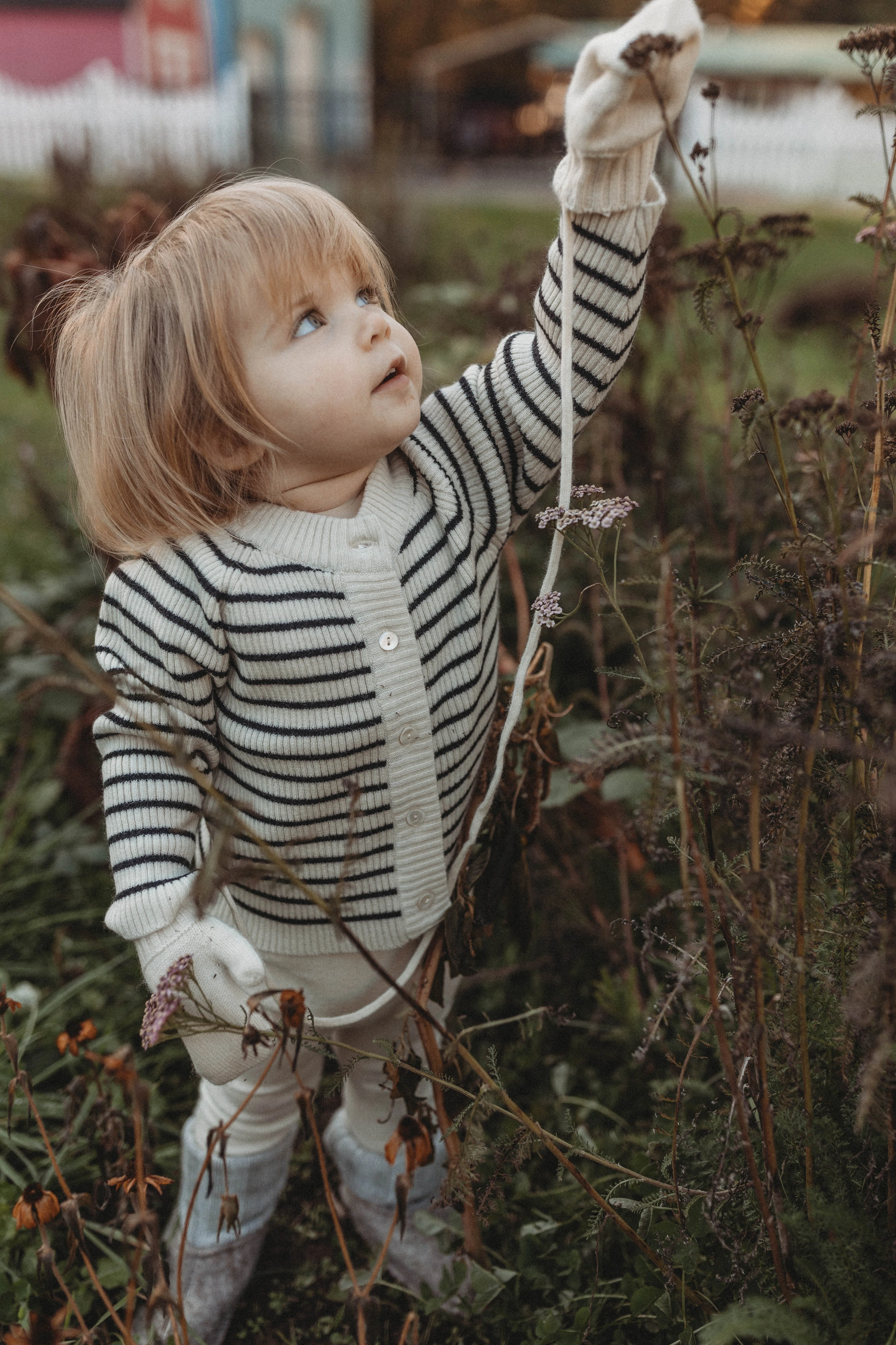 La Petit Lapin Cashmere Cardigan | Black/White - Image 4