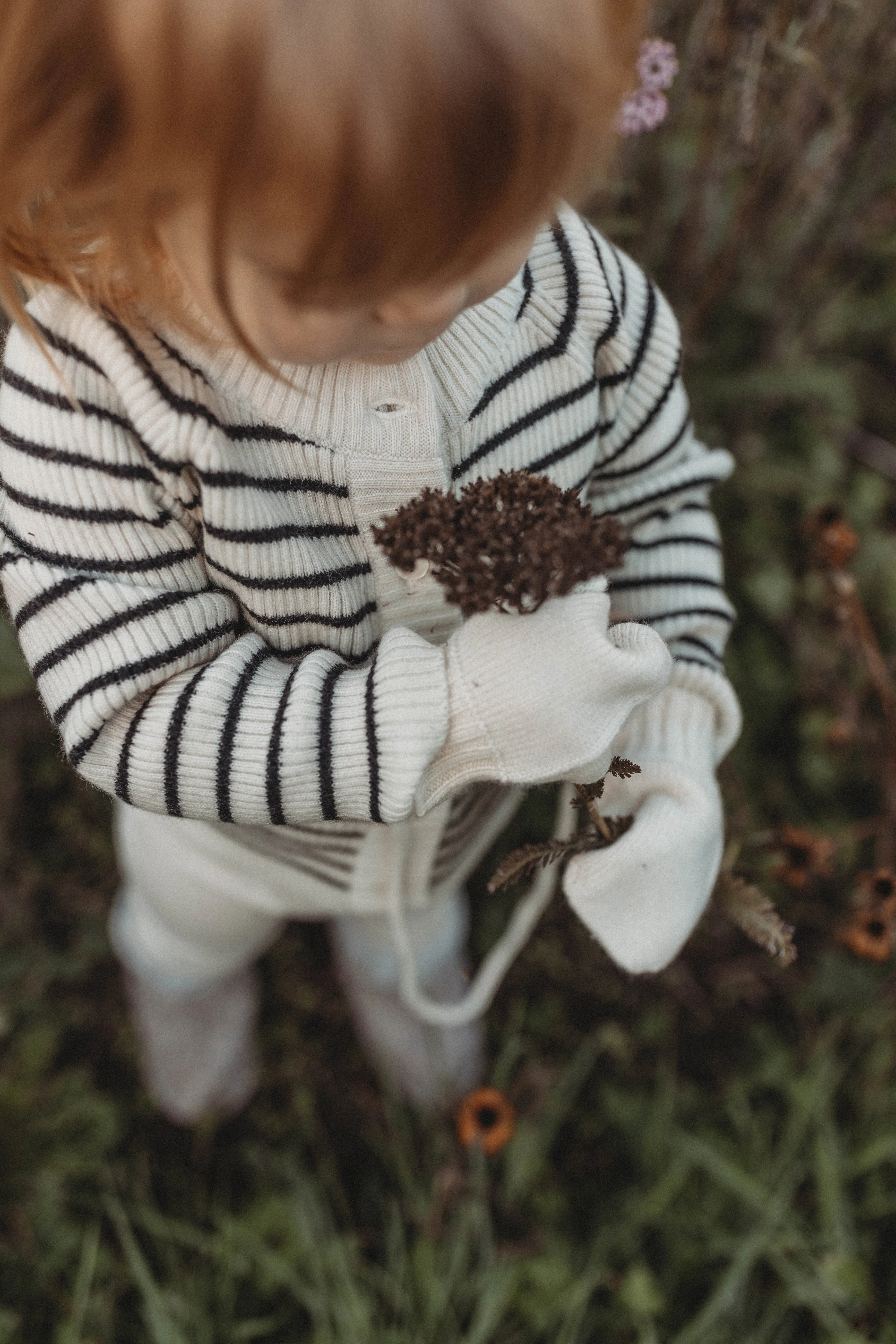 La Petit Lapin Cashmere Cardigan | Black/White - Image 5