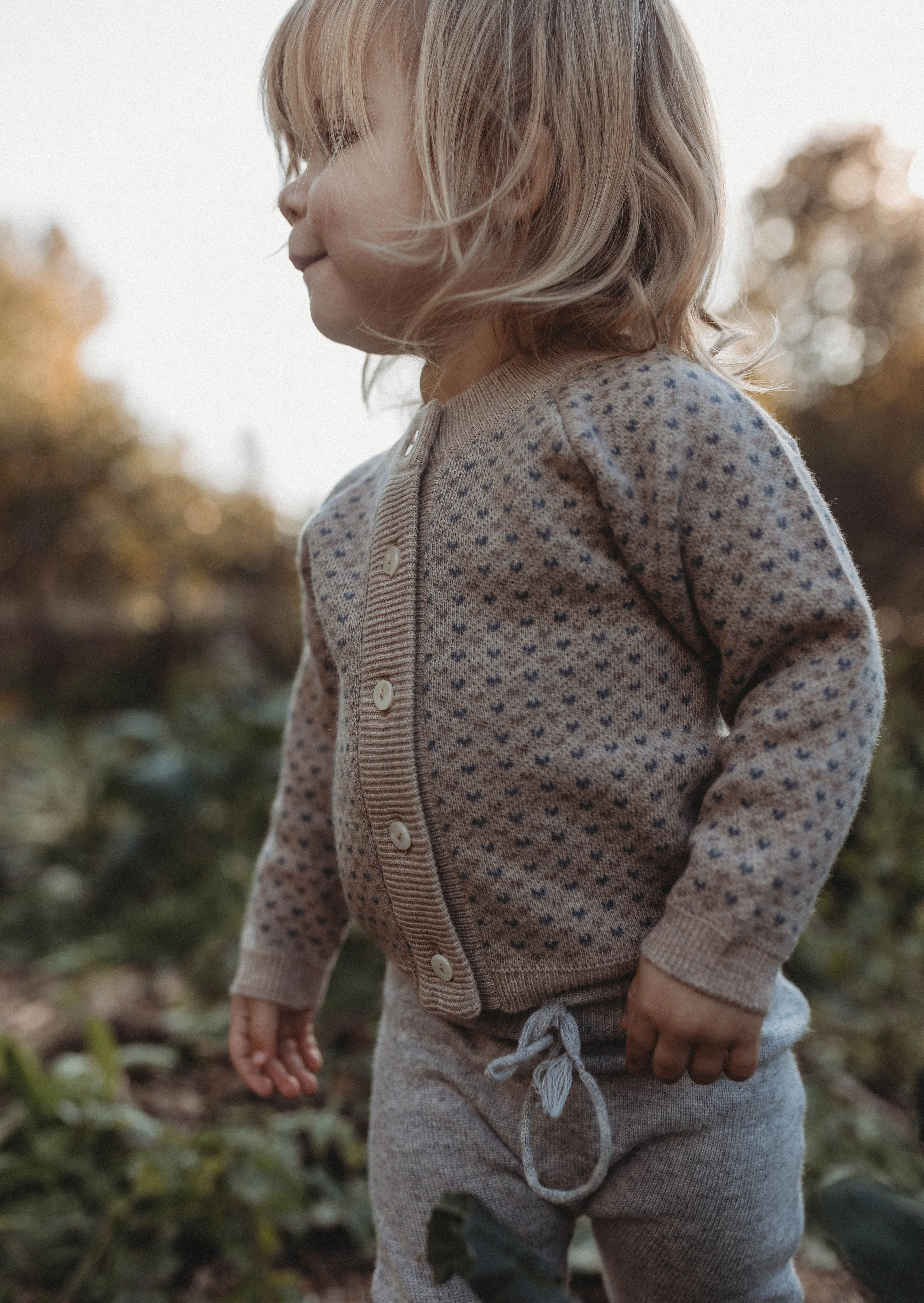 La Petit Lapin Cashmere Cardigan | Petit Coeur Natural - Image 4