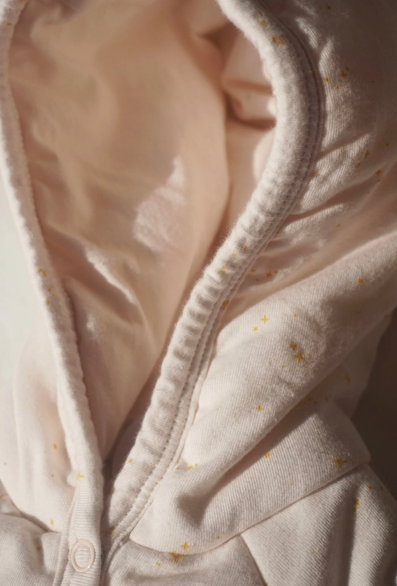La Petit Lapin Étoile | Organic Cotton Plush Onesie | Blush - Image 9