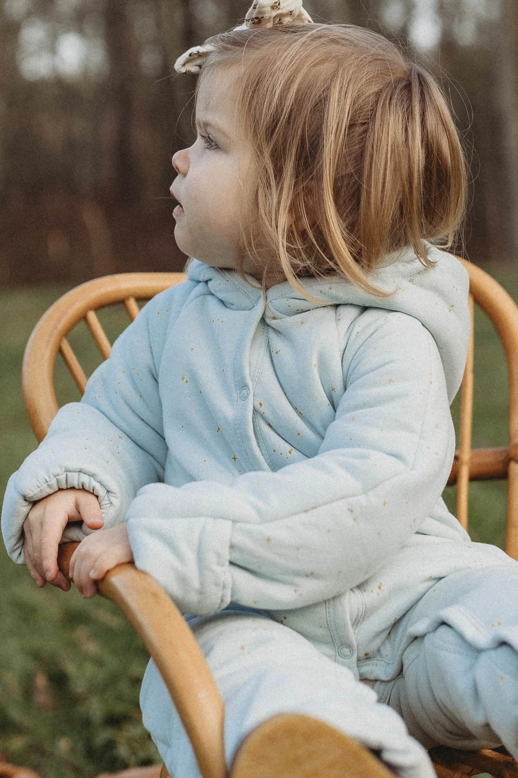 La Petit Lapin Étoile | Organic Cotton Plush Onesie | Frozen Dew - Image 6