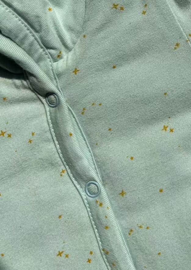 La Petit Lapin Étoile | Organic Cotton Plush Onesie | Frozen Dew - Image 8