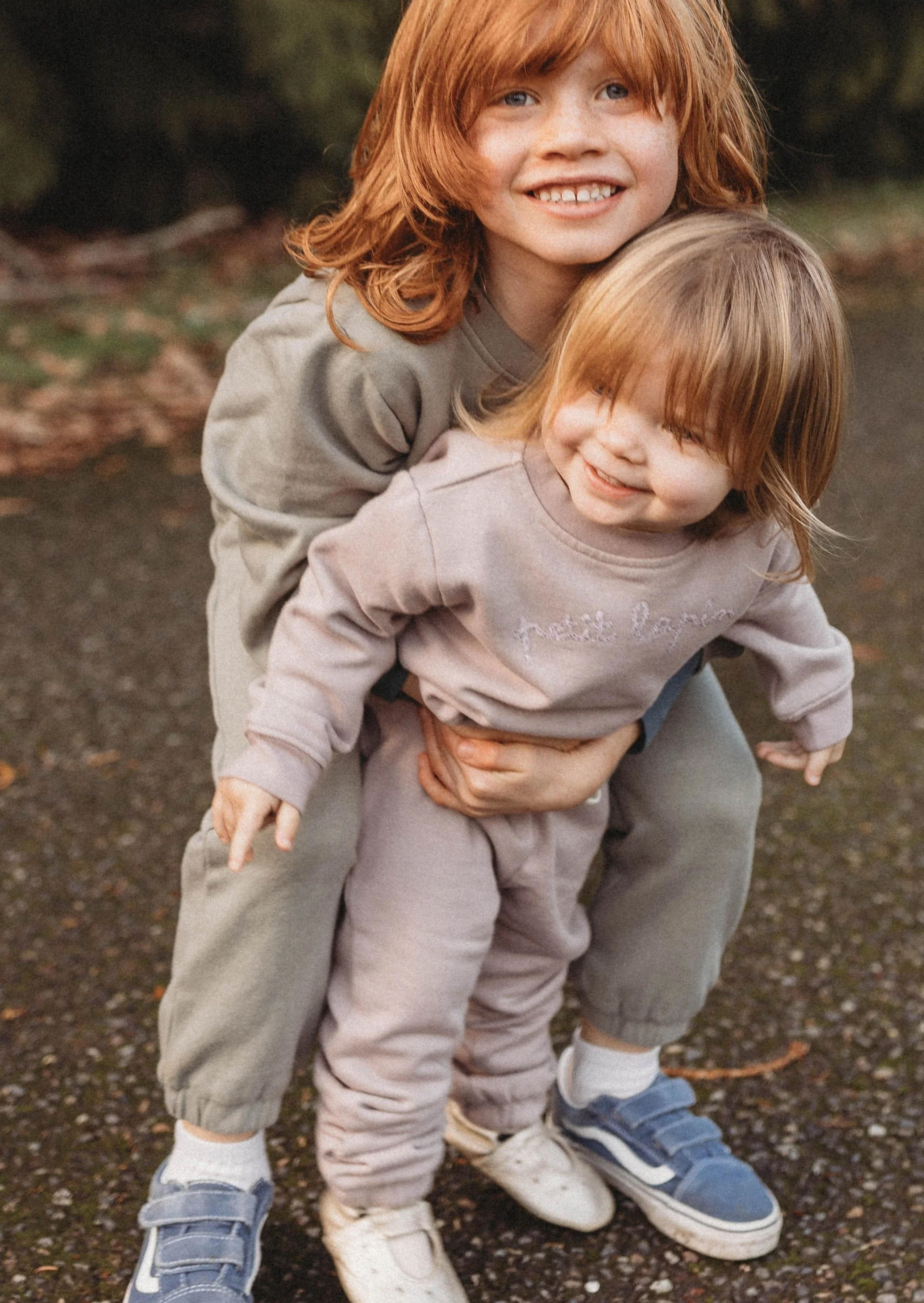 La Petit Lapin Finley | Cotton Fleece Sweatsuit Set | Petit Lapin | Bark - Image 12