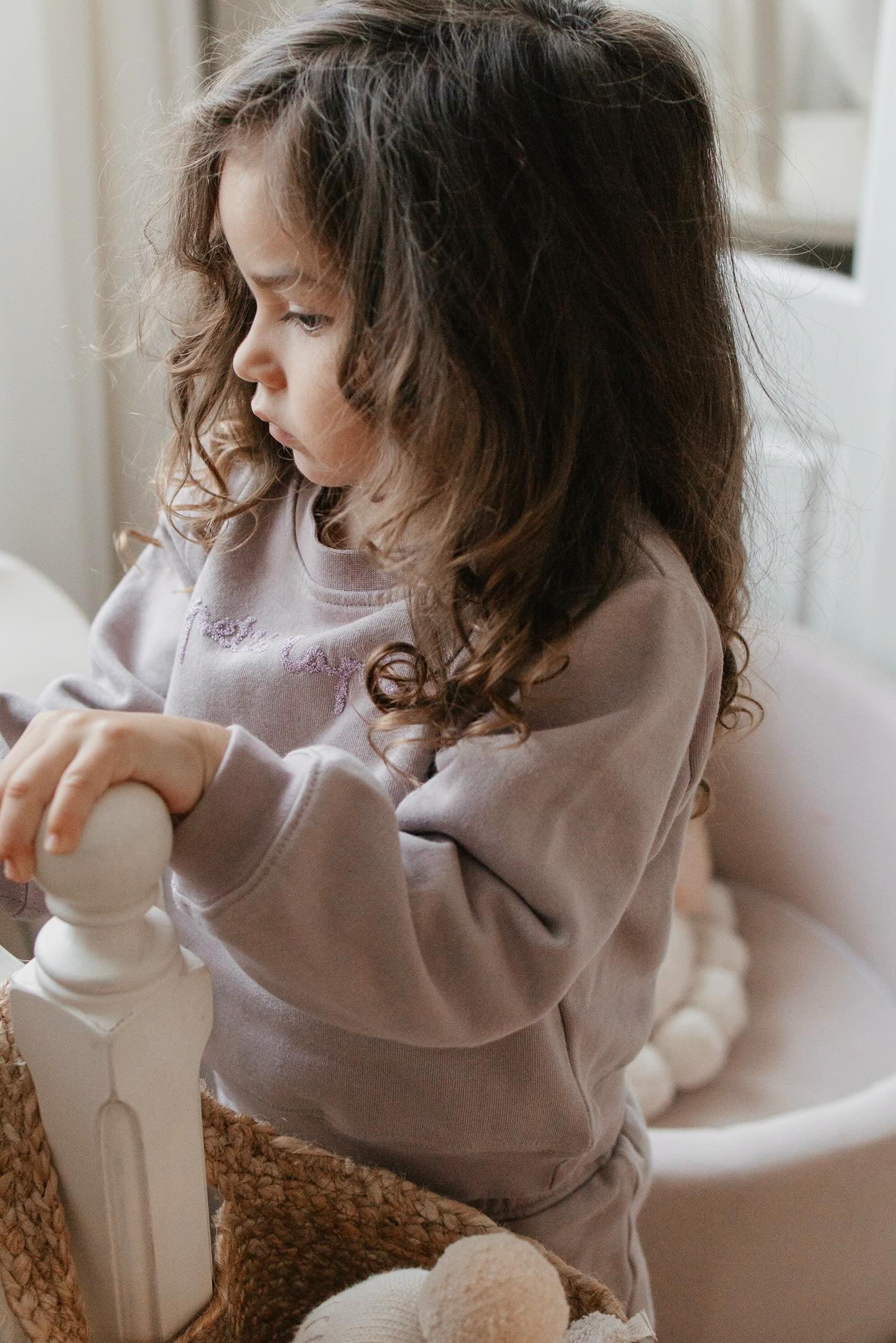 La Petit Lapin Finley | Cotton Fleece Sweatsuit Set | Petit Lapin | Bark - Image 8