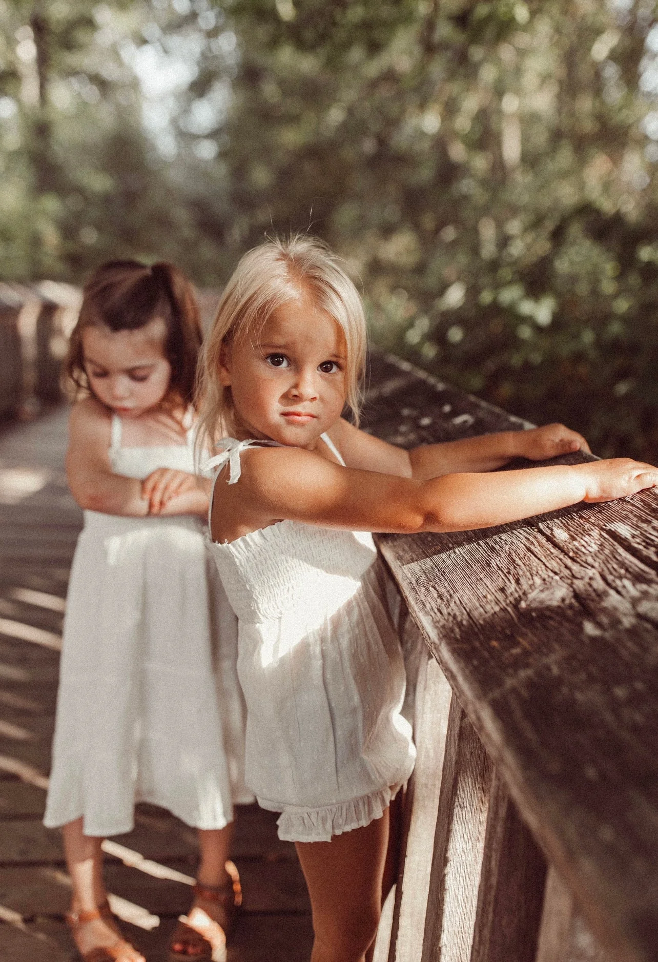 La Petit Lapin Gabrielle | Swiss Dot Embroidered Romper | Antique Ivory - Image 3
