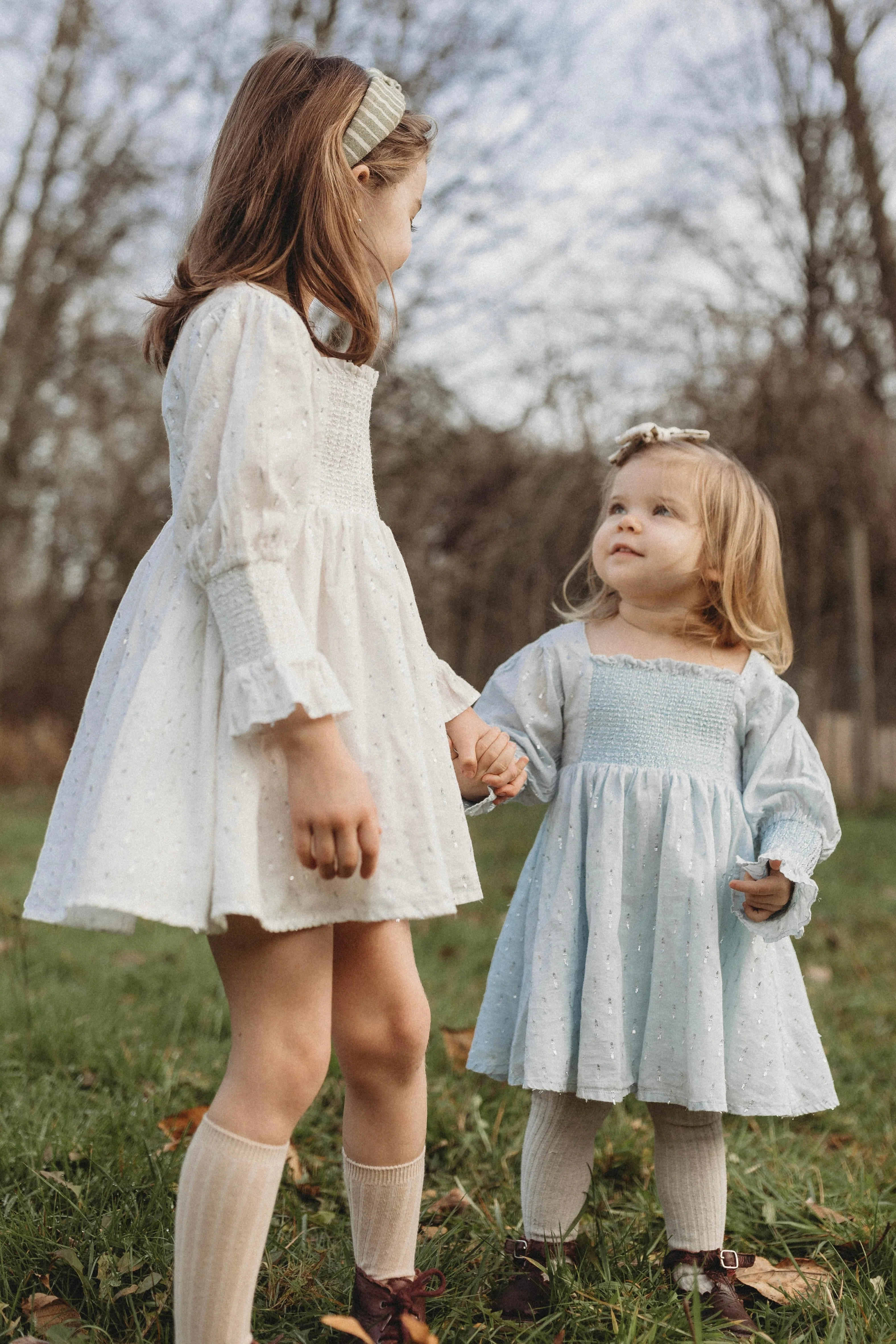 La Petit Lapin Harlow | Cotton Sparkle Dress | Baby Blue - Image 12