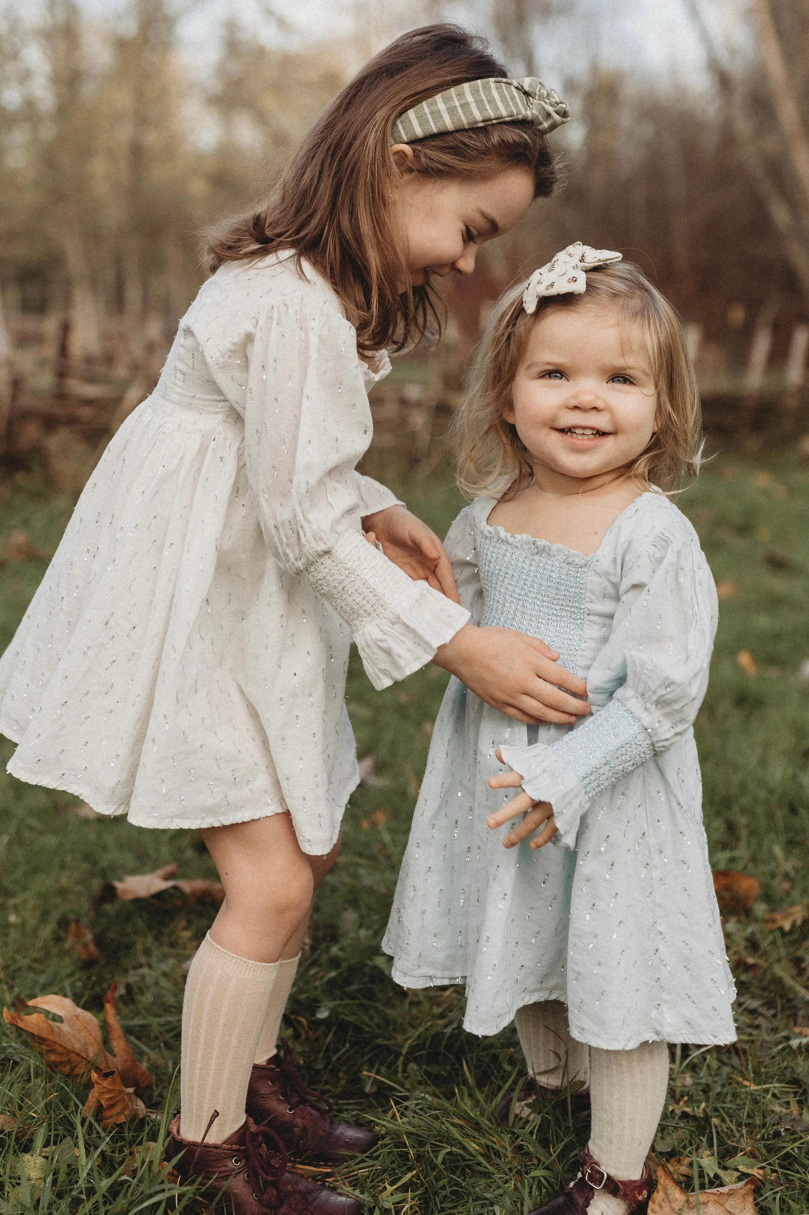 La Petit Lapin Harlow | Cotton Sparkle Dress | Baby Blue - Image 8