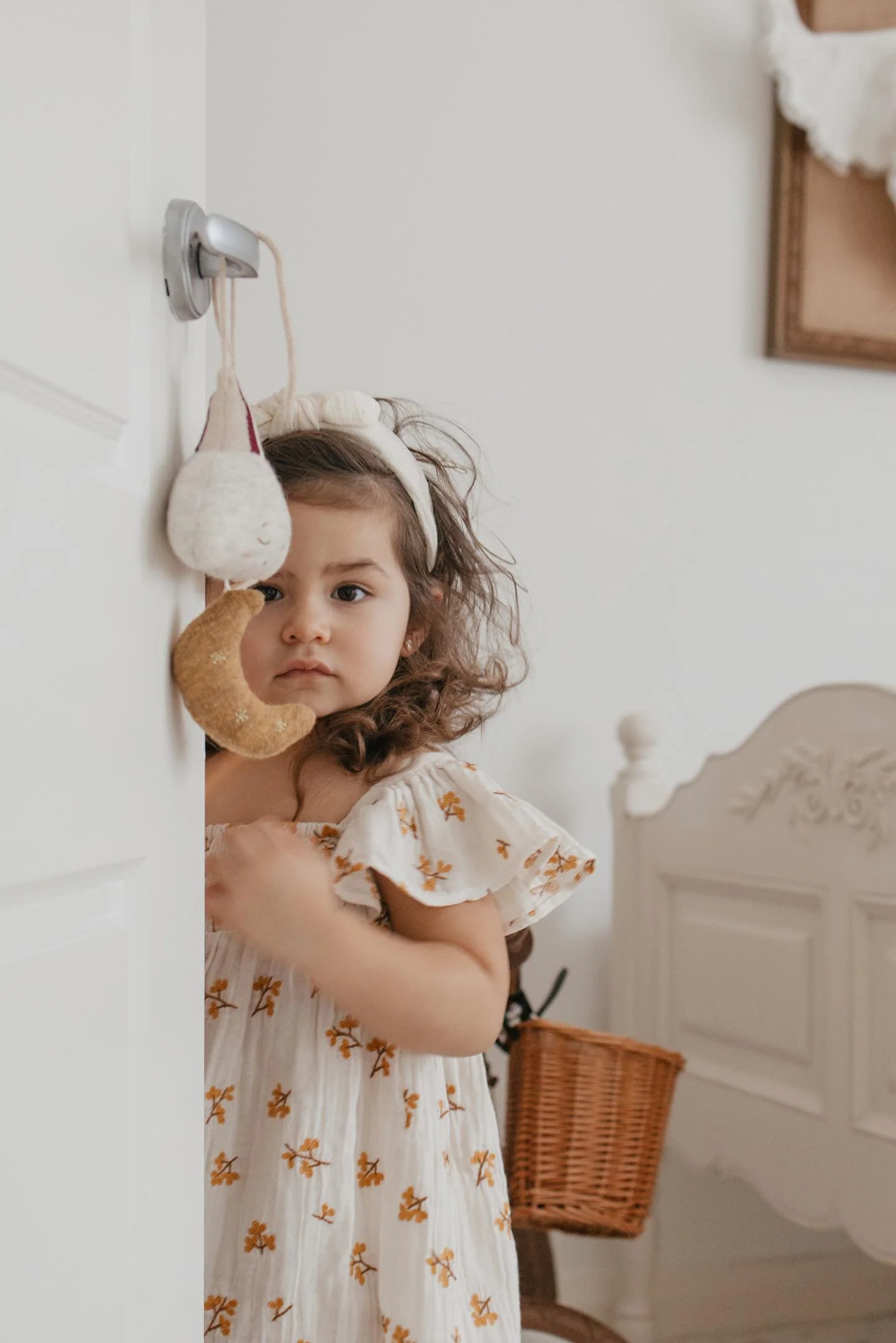 La Petit Lapin Haven | Organic Muslin Flare Dress | Ecru - Image 10